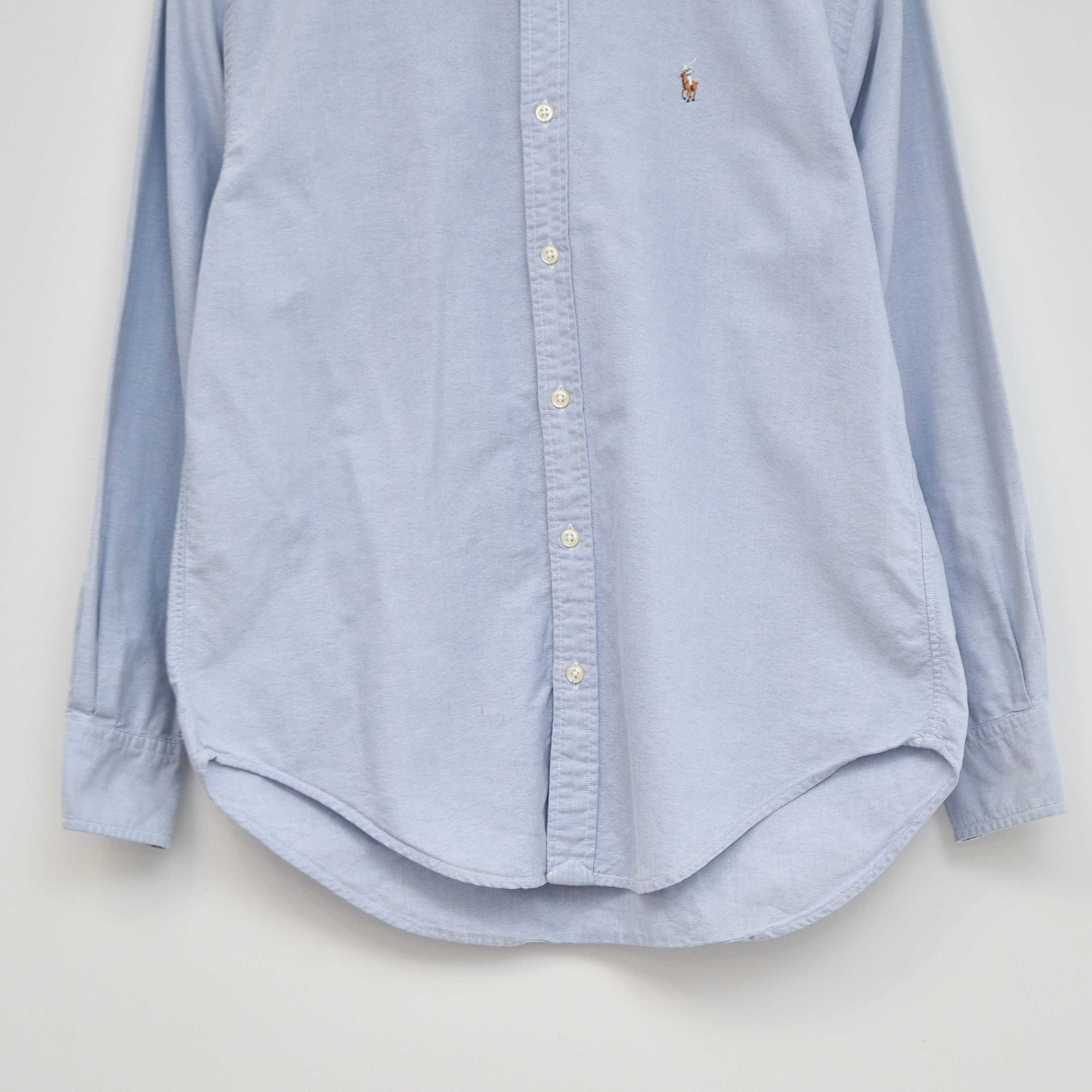 Ralph Lauren RALPH LAUREN Sport Light Blue Oxford Cotton Shirt Oversized Size S / US 4 / IT 40 - 3 Thumbnail