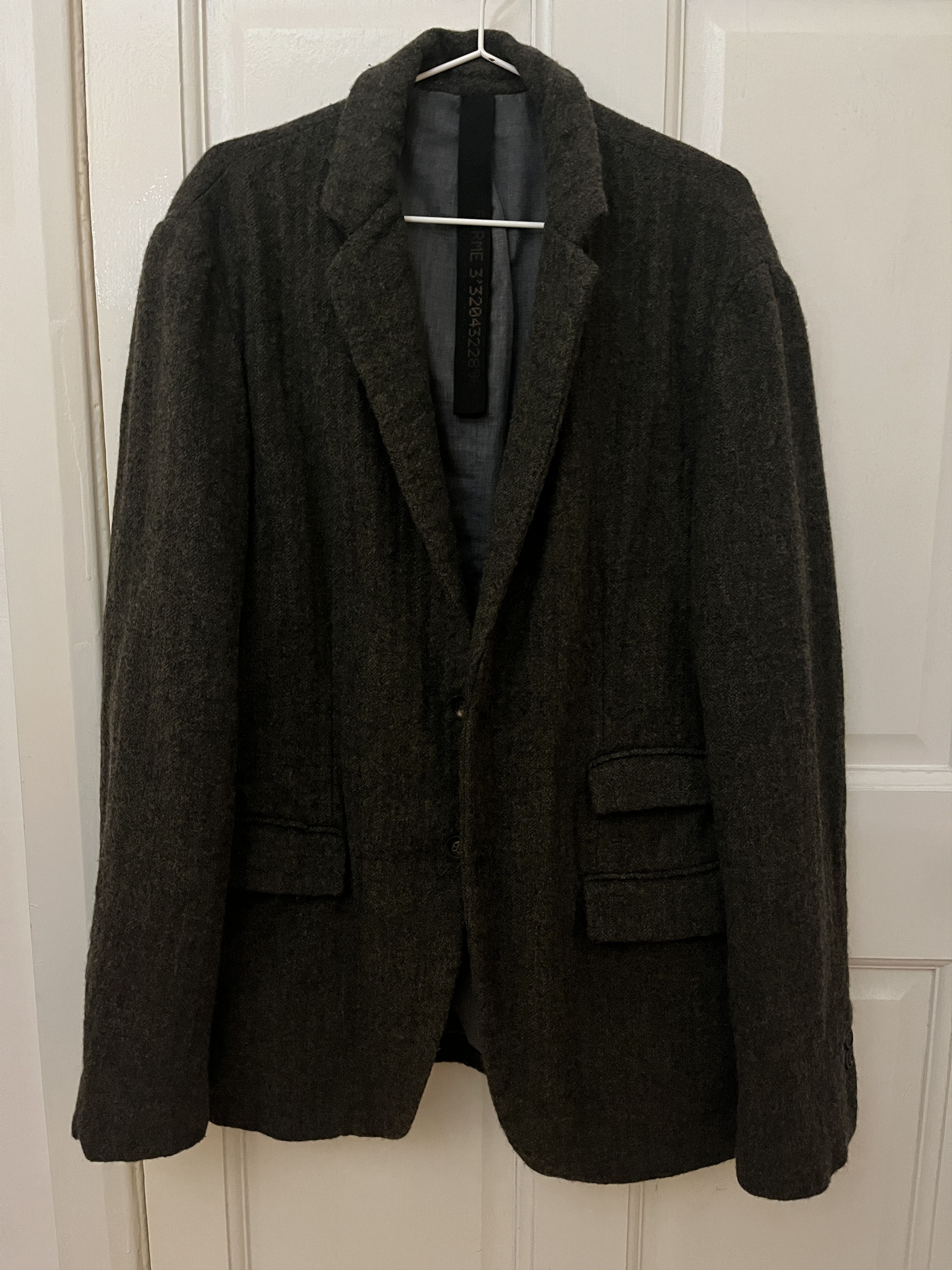 Forme D'Expression Heavy wool tailored jacket / blazer Size 52L - 1 Thumbnail