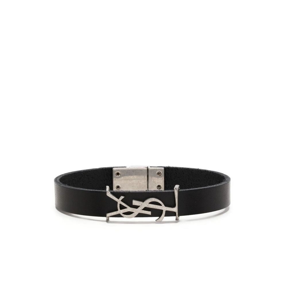Saint Laurent Paris Saint Laurent BLACK Bracelets Size ONE SIZE - 1 Thumbnail