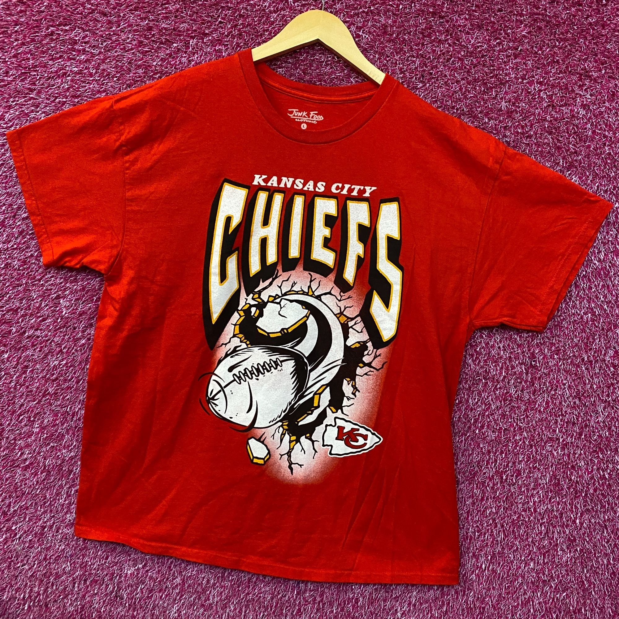 Junk Food Junk Food NFL Kansas City Chiefs Break Through T-Shirt Large Size US L / EU 52-54 / 3 - 3 Thumbnail
