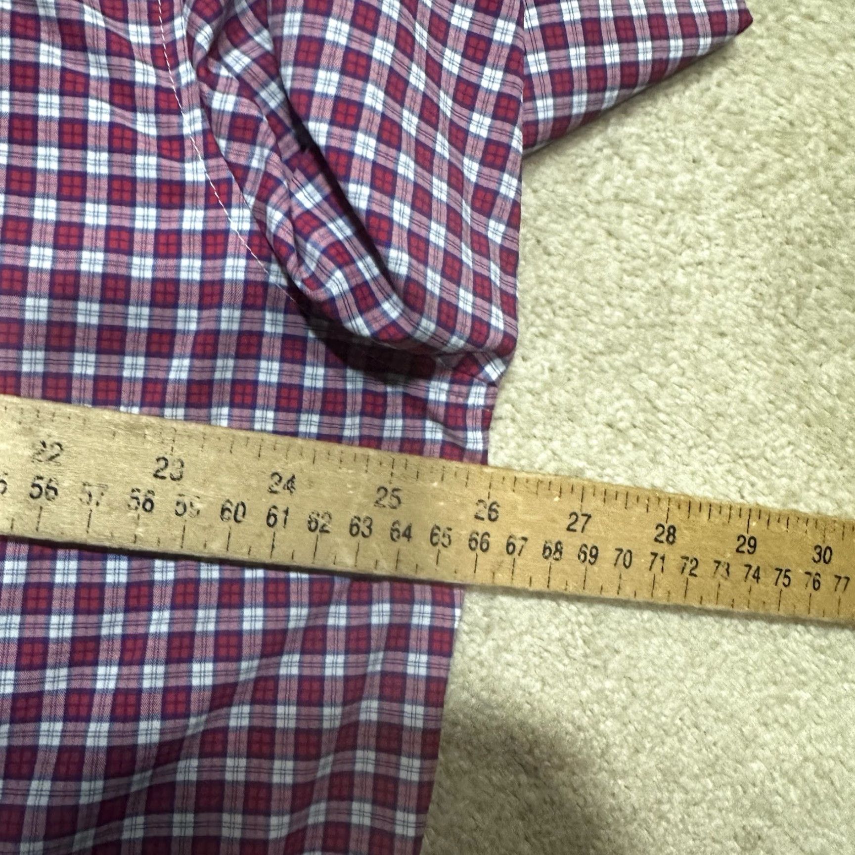 Vineyard Vines Vineyard Vines Performance Button-Up Shirt Mens XL Red Check Classic Shirt Size US XL / EU 56 / 4 - 6 Thumbnail