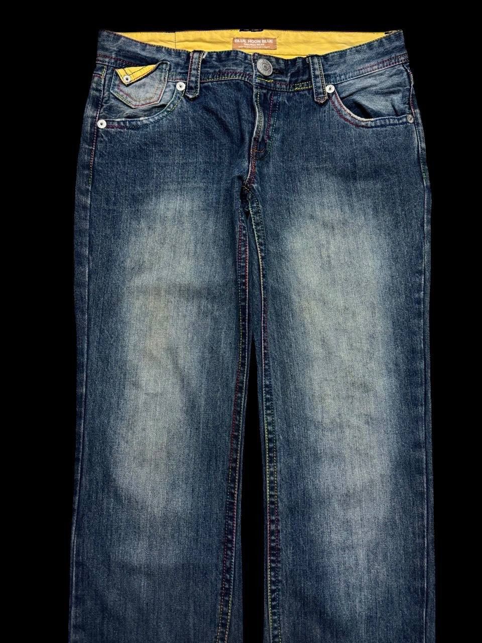 Japanese Brand TWIST LEG 90s BMB-Jeans Mudwash Distressed Insane Big Logo Size US 32 / EU 48 - 3 Thumbnail
