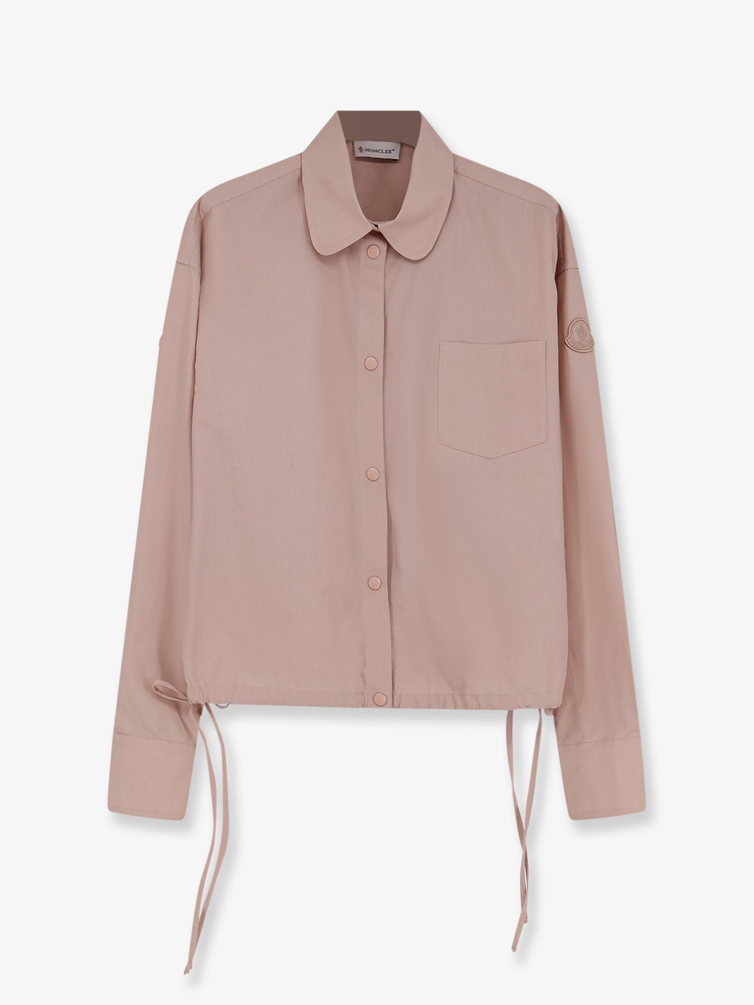 Moncler Cotton Shirt With Drawstring Size XS / US 0-2 / IT 36-38 - 1 Thumbnail