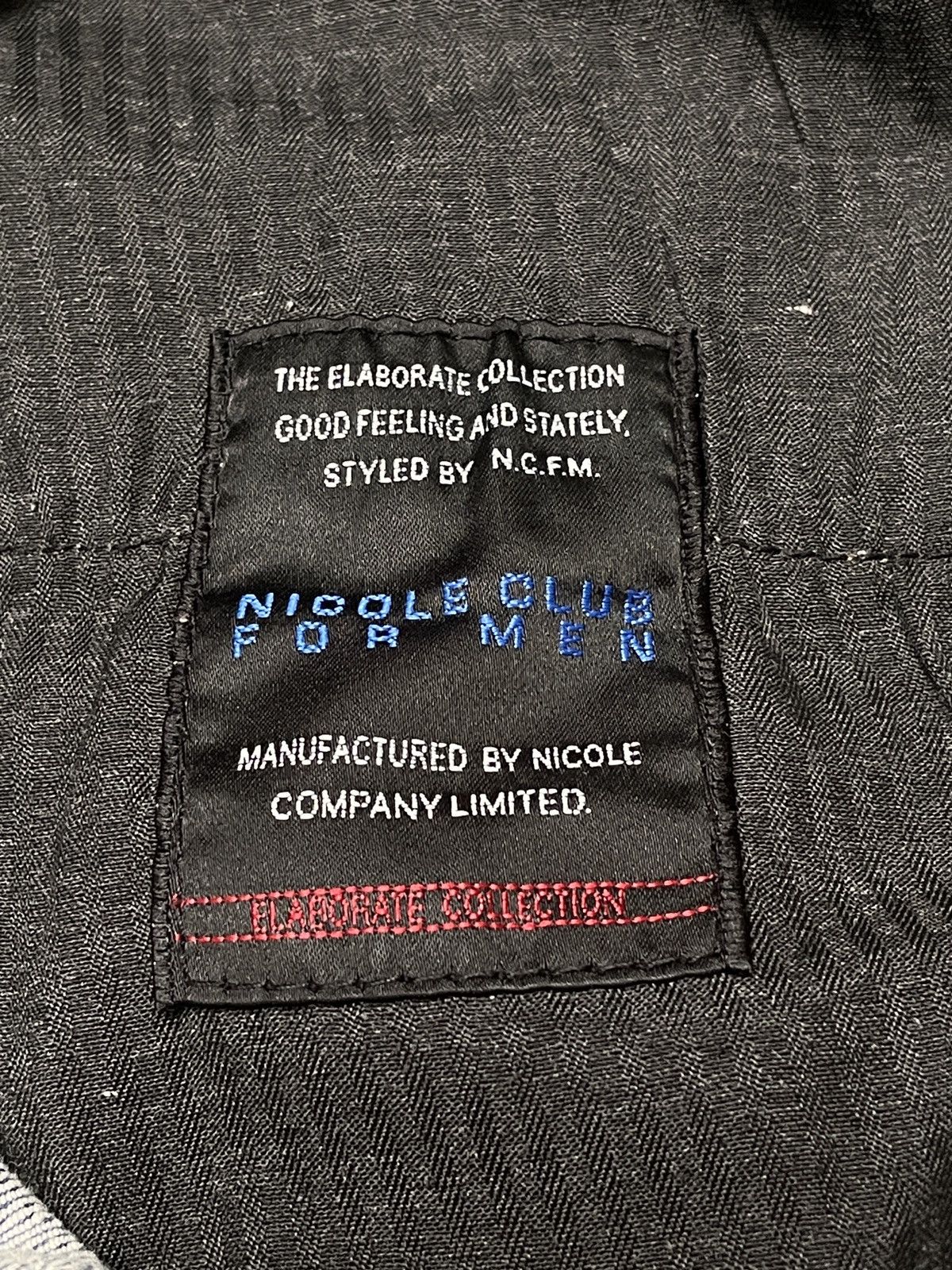 Nicole Club Vintage Japanese Brand Nicole Club Flared Jeans 1990s Size US 32 / EU 48 - 11 Thumbnail