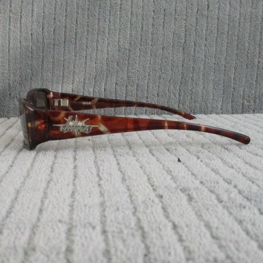 Other New Divine Eyewear Nice Tort/Amber Sunglasses Women's NWT Size ONE SIZE - 3 Thumbnail