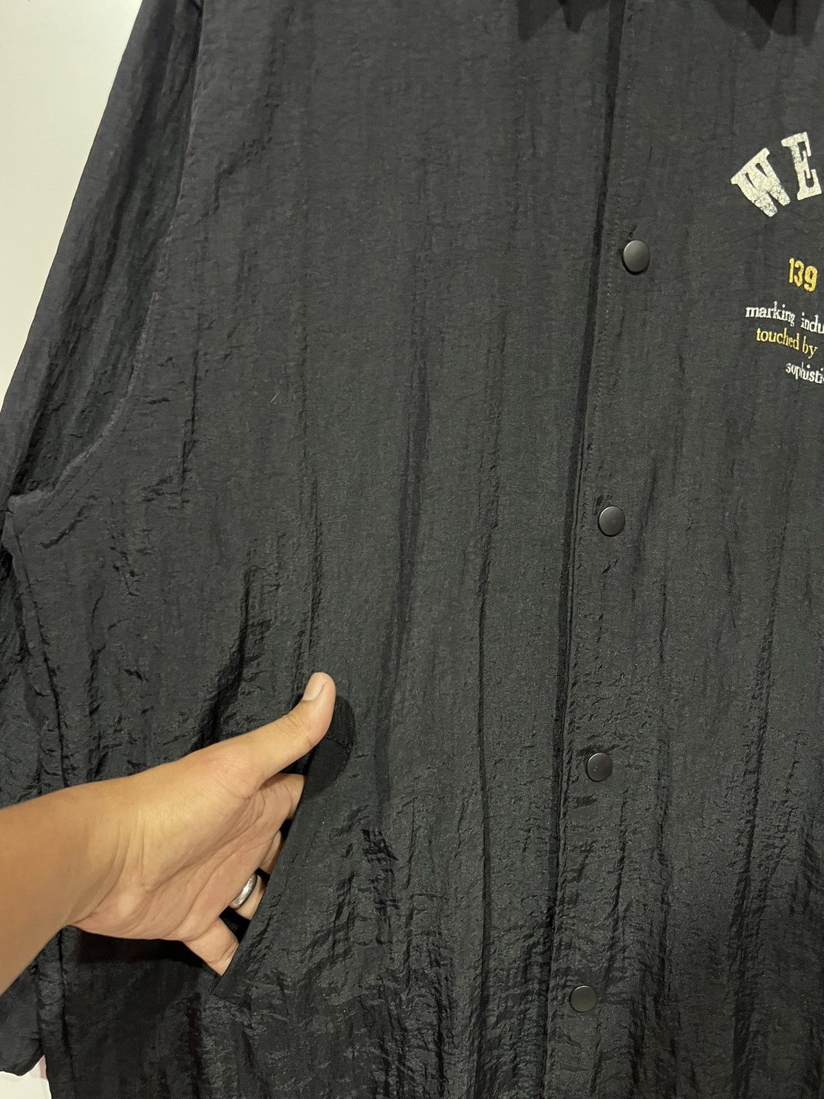 Other 🔥 50's WEALTHY THE PRESENT WISH 139 786 NYLON COACH JACKET Size US M / EU 48-50 / 2 - 7 Thumbnail