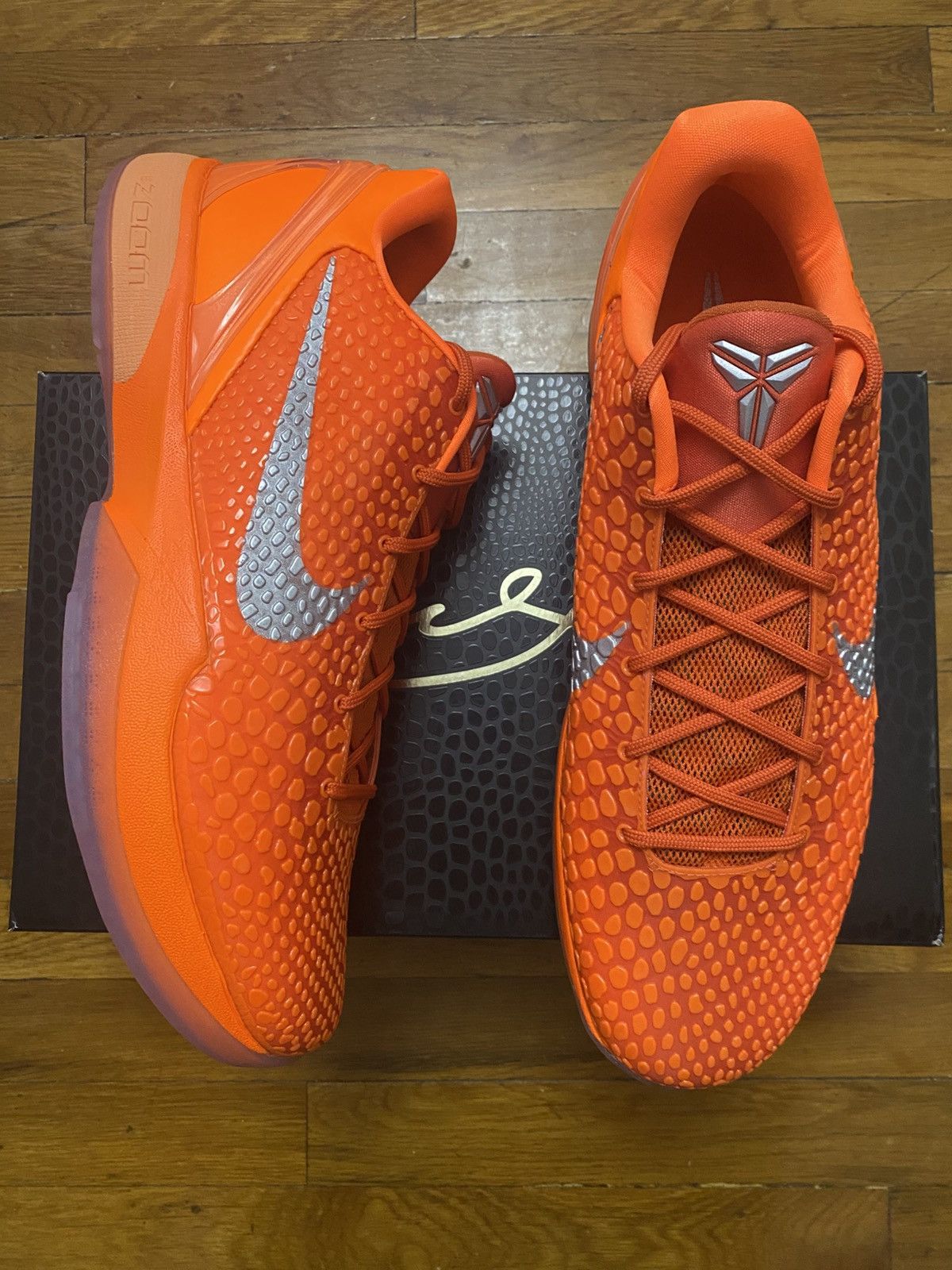 Size 11 Nike Kobe VI Protro Total Orange Men's