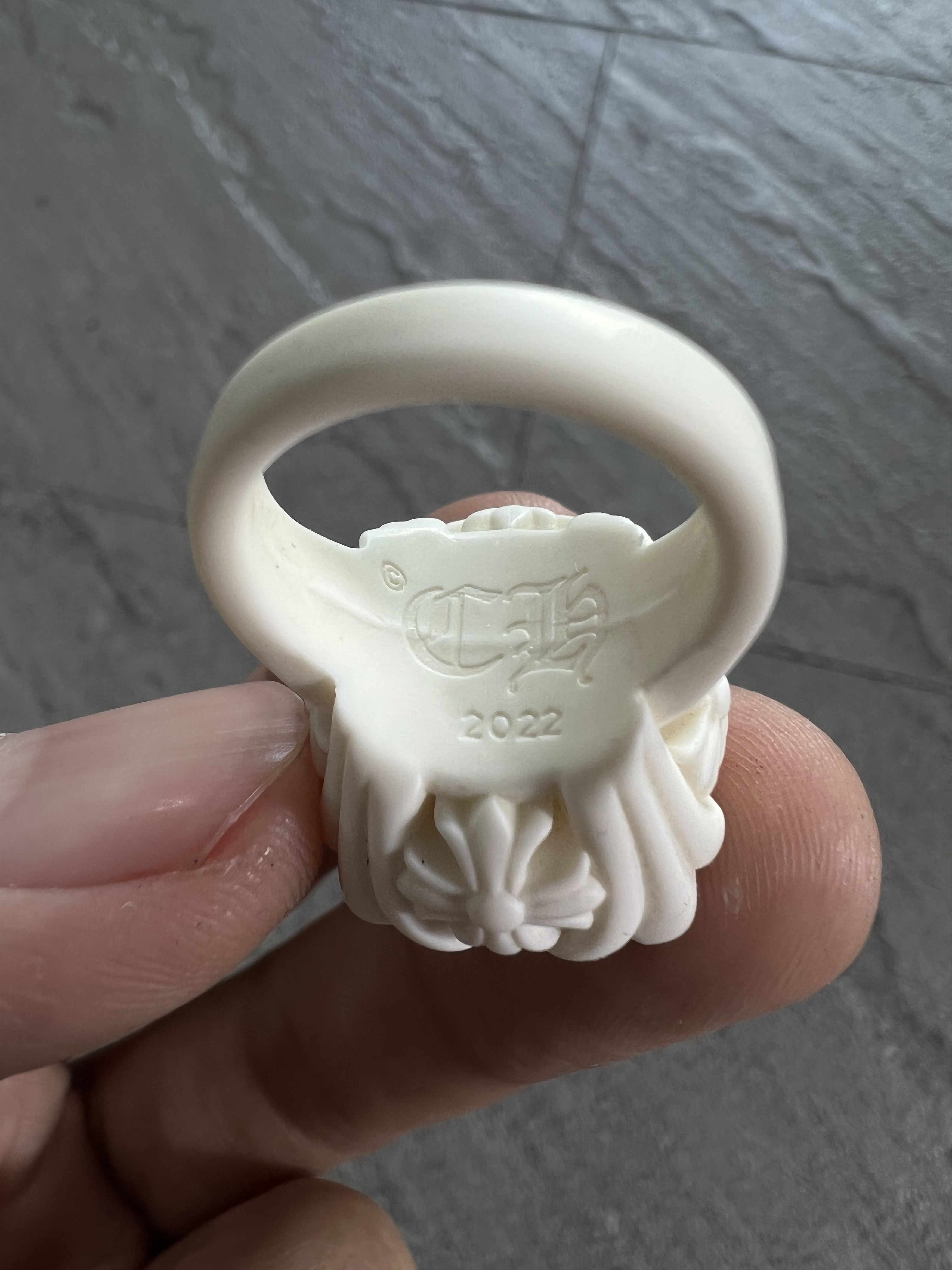 Chrome Hearts Chrome Hearts White Signet Cross Ring 2022 Size ONE SIZE - 2 Thumbnail