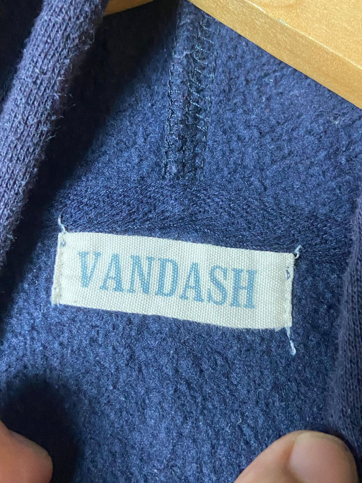 Japanese Brand × Vintage VANDASH Brand Printed Spell Out Pullover Hoodies (130) Size US XXS / EU 40 - 6 Thumbnail
