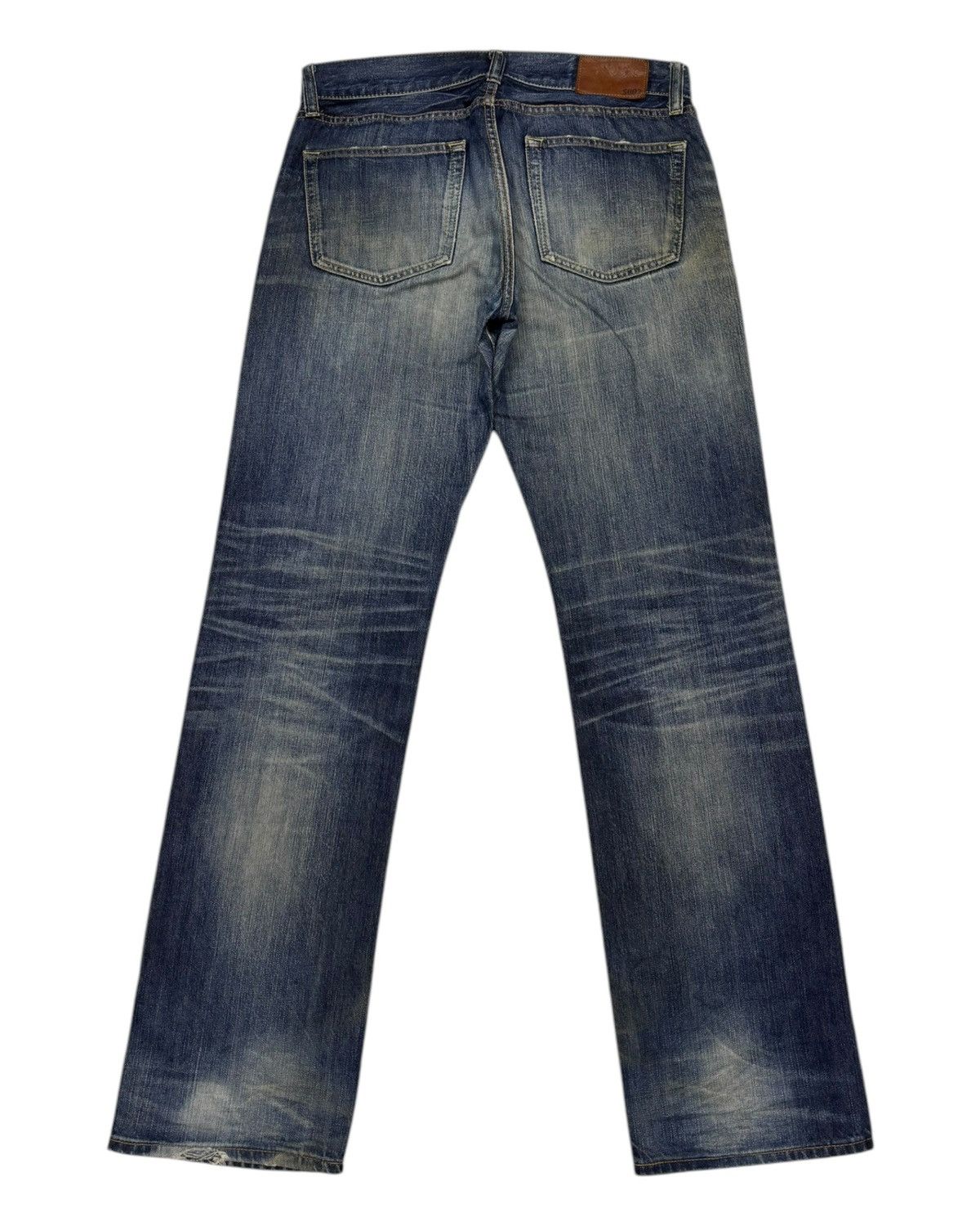 Undercover × Uniqlo DISTRESSED DENIM S002 UNIQLO FADED DISTRESS DENIM JEANS Size US 33 - 2 Thumbnail
