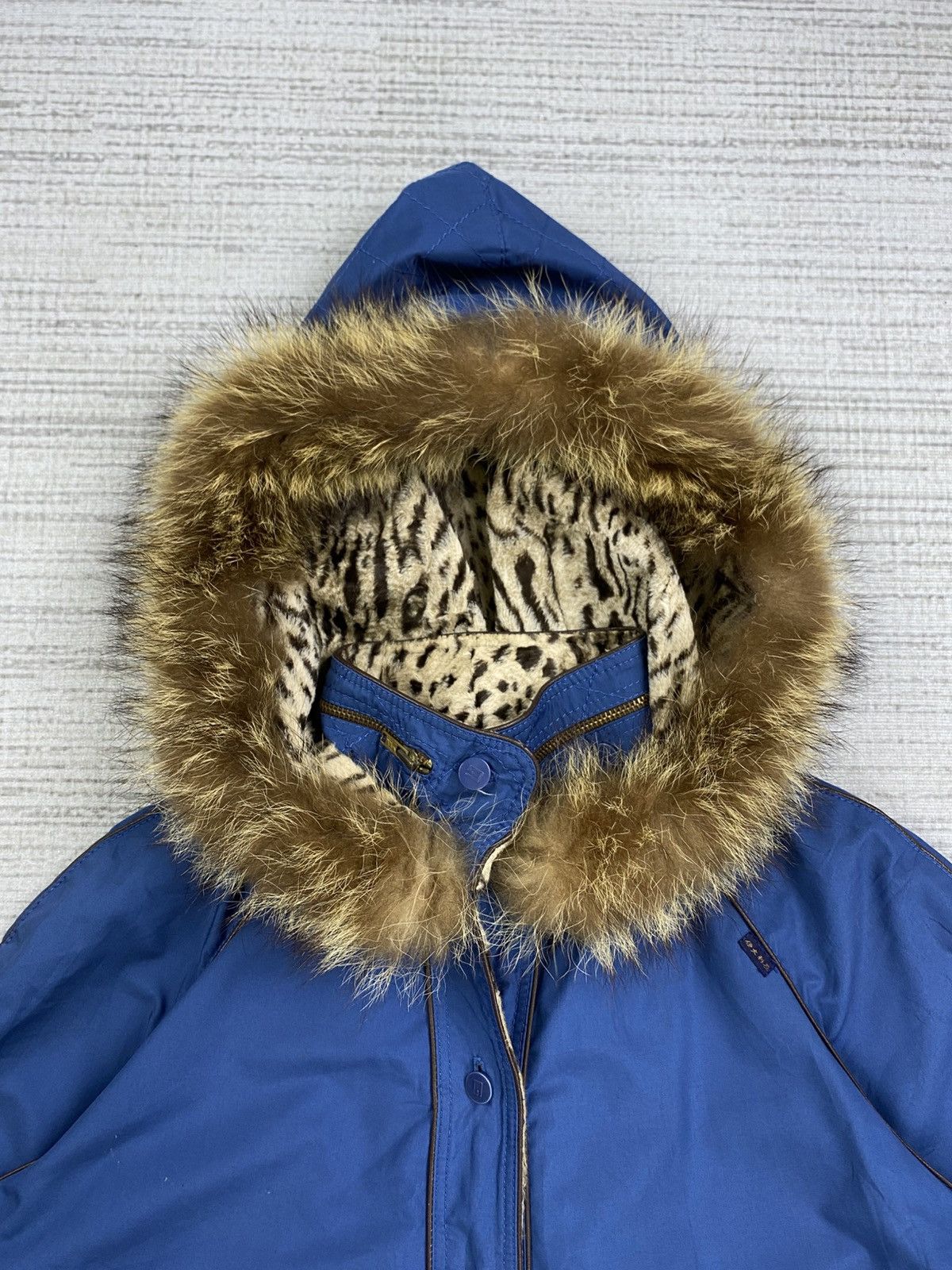 Issey Miyake Vintage Madam Goji Leopard Faux Fur Hoodie Long Jacket Size US M / EU 48-50 / 2 - 7 Thumbnail