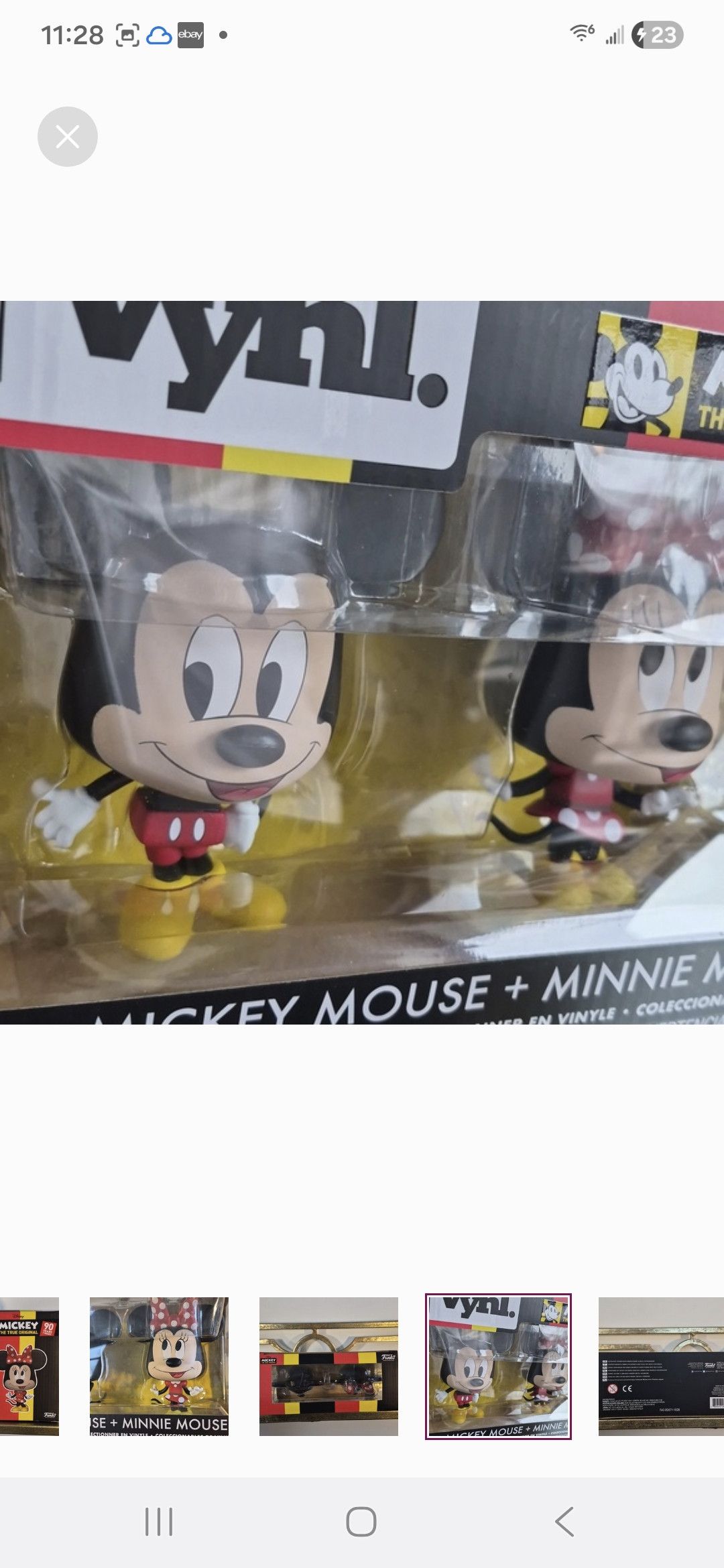 Other Mickey True Original 90Yrs MAGIC × Funko Vynl Mickey+Minnie Size ONE SIZE - 5 Thumbnail