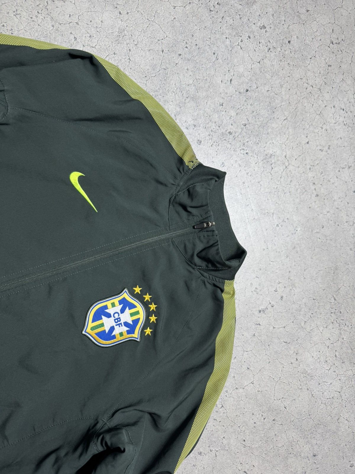 Nike Nike Brazil Team Football Nylon Track Jacket Size M Soccer Size US M / EU 48-50 / 2 - 4 Thumbnail
