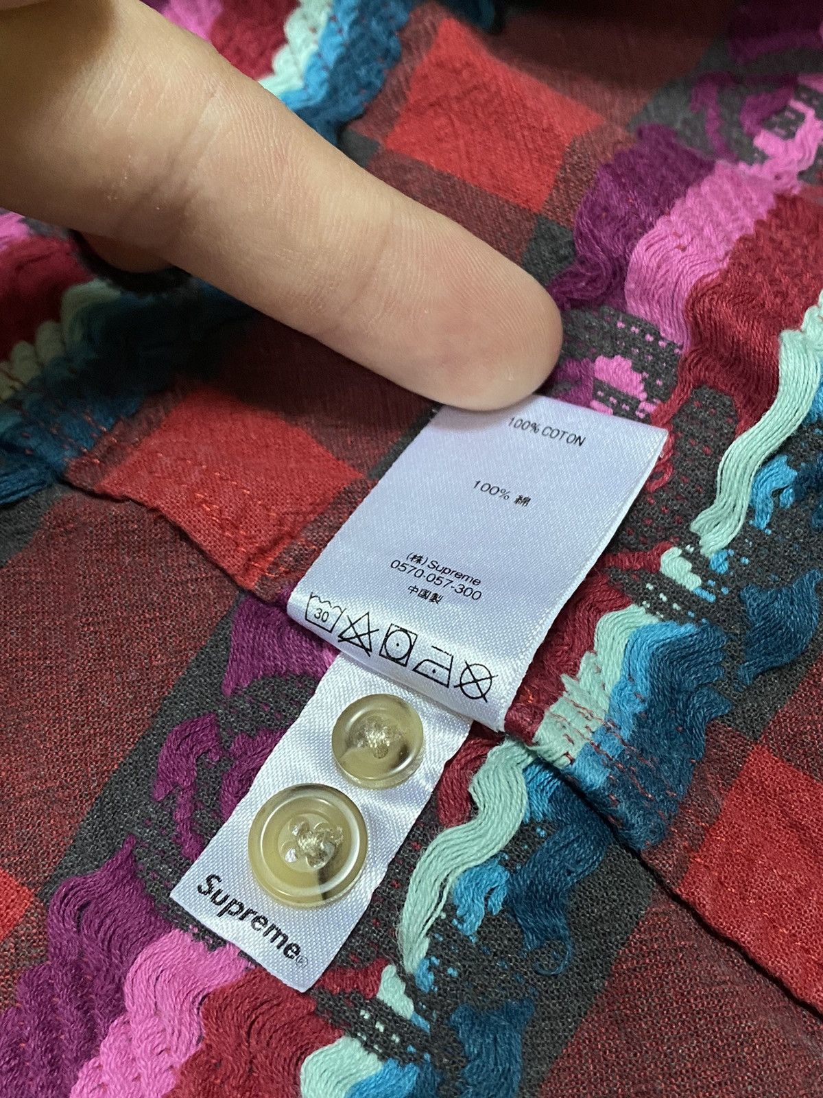Supreme Supreme flannel🌹rose thick shirt vintage plaid buttons usa Size US M / EU 48-50 / 2 - 5 Thumbnail