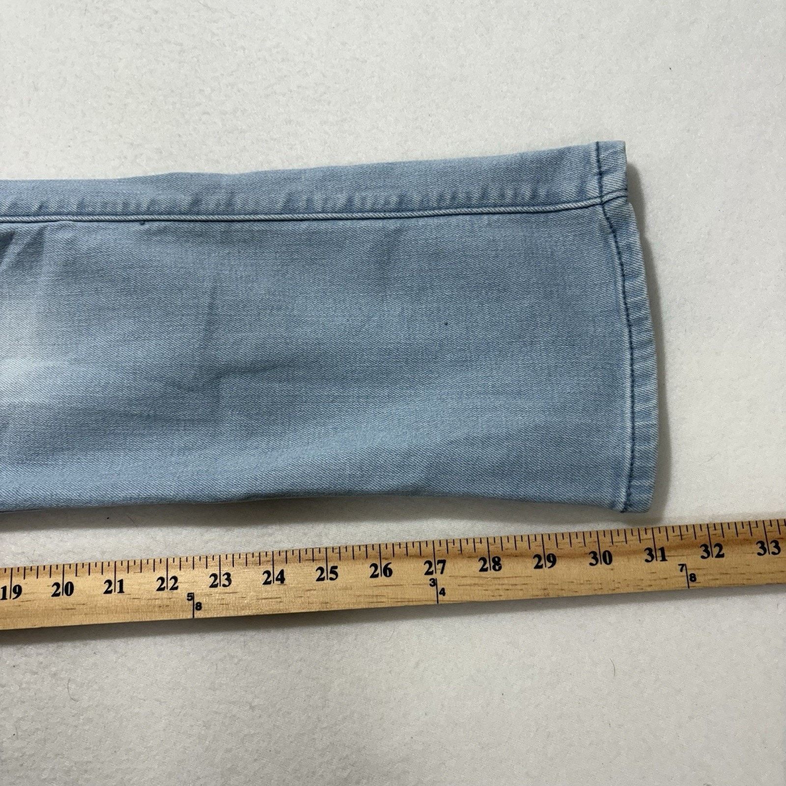 Hollister Hollister 30x31 Slim Straight Leg Jeans Ripped Stretch Blue Size 30" / US 8 / IT 44 - 16 Thumbnail