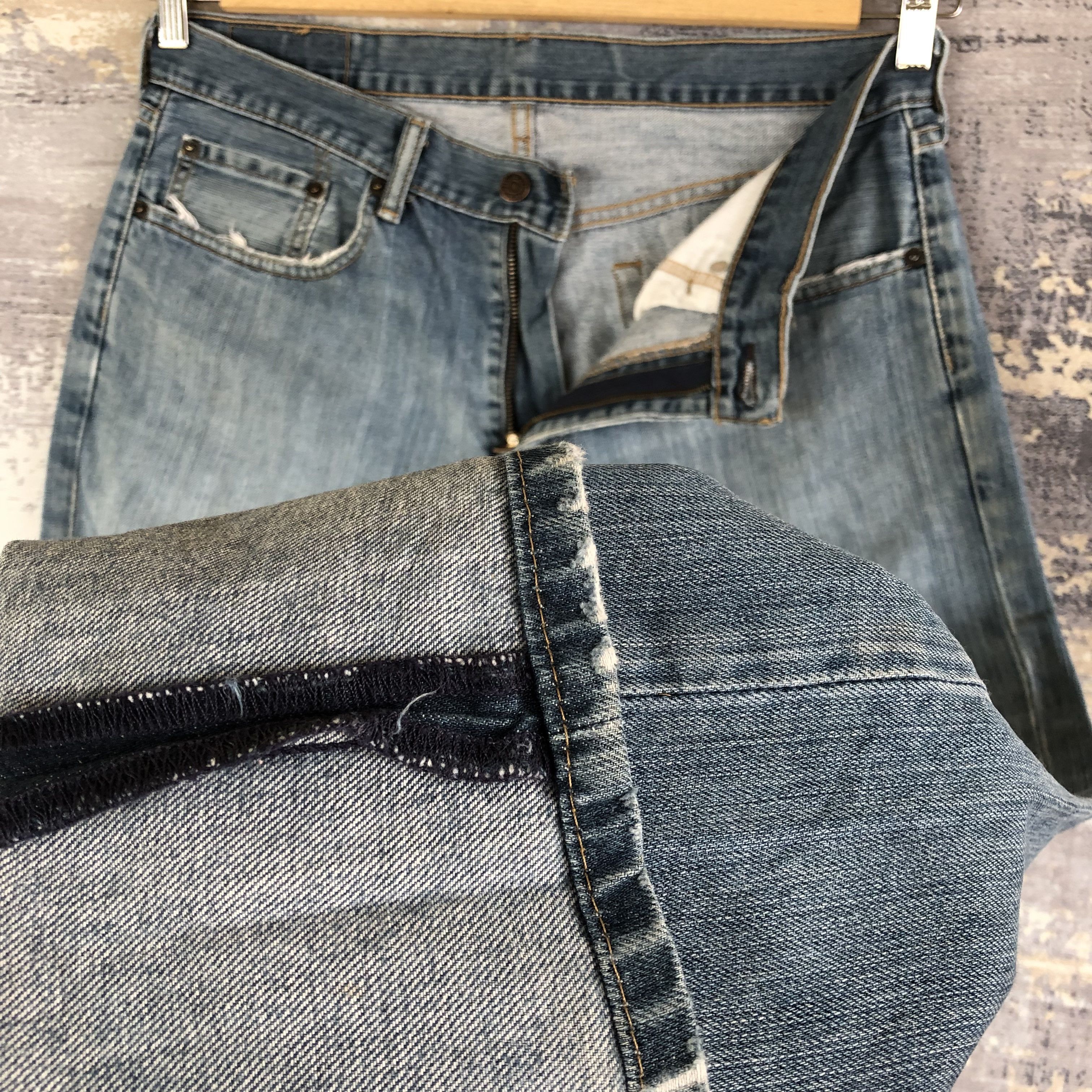 Levi's Vintage Levis 559 Baggy Jeans Levi's Distressed Faded Denim Size US 34 / EU 50 - 8 Thumbnail