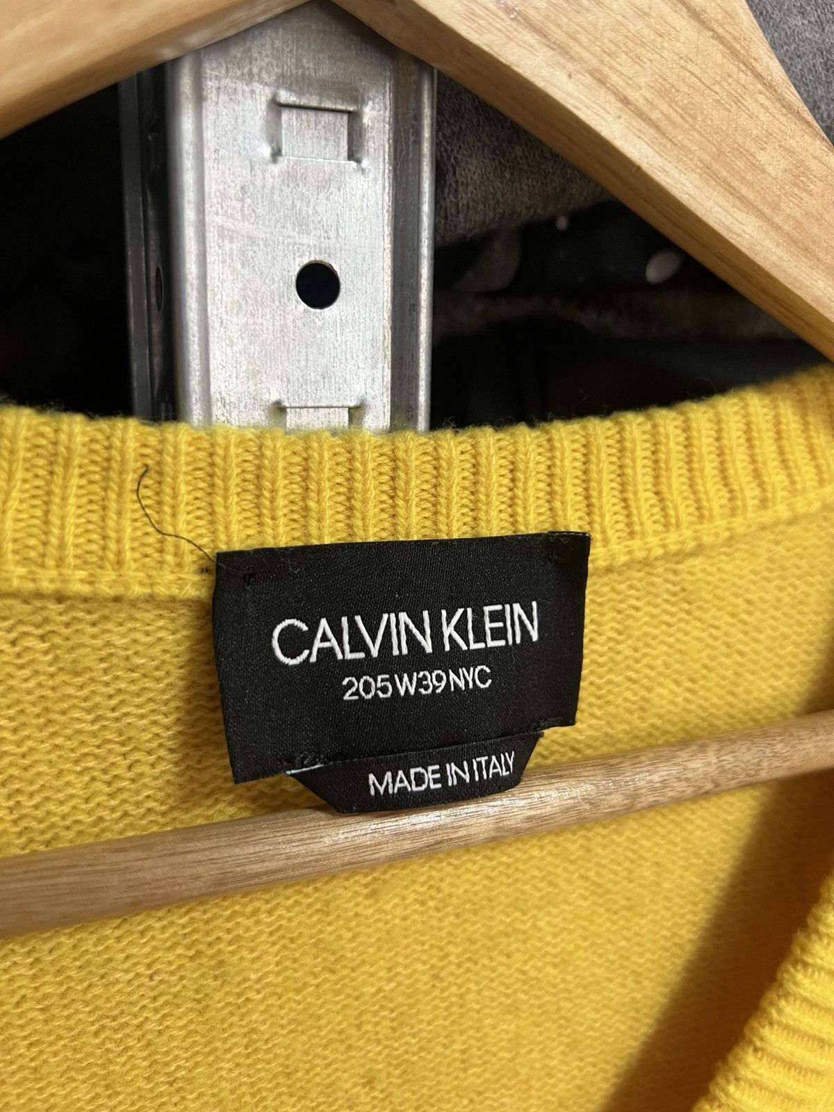 Calvin Klein 205W39NYC Raf Simons x Calvin Klein 205W39NYC V-Neck Wool Sweater Sz M Size US M / EU 48-50 / 2 - 4 Thumbnail