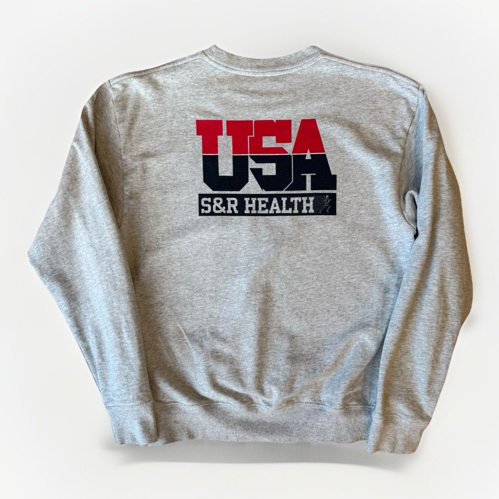 Sporty & Rich Sporty & Rich Sweatshirt Small Gray Minimalist Made in USA Size S / US 4 / IT 40 - 1 Thumbnail