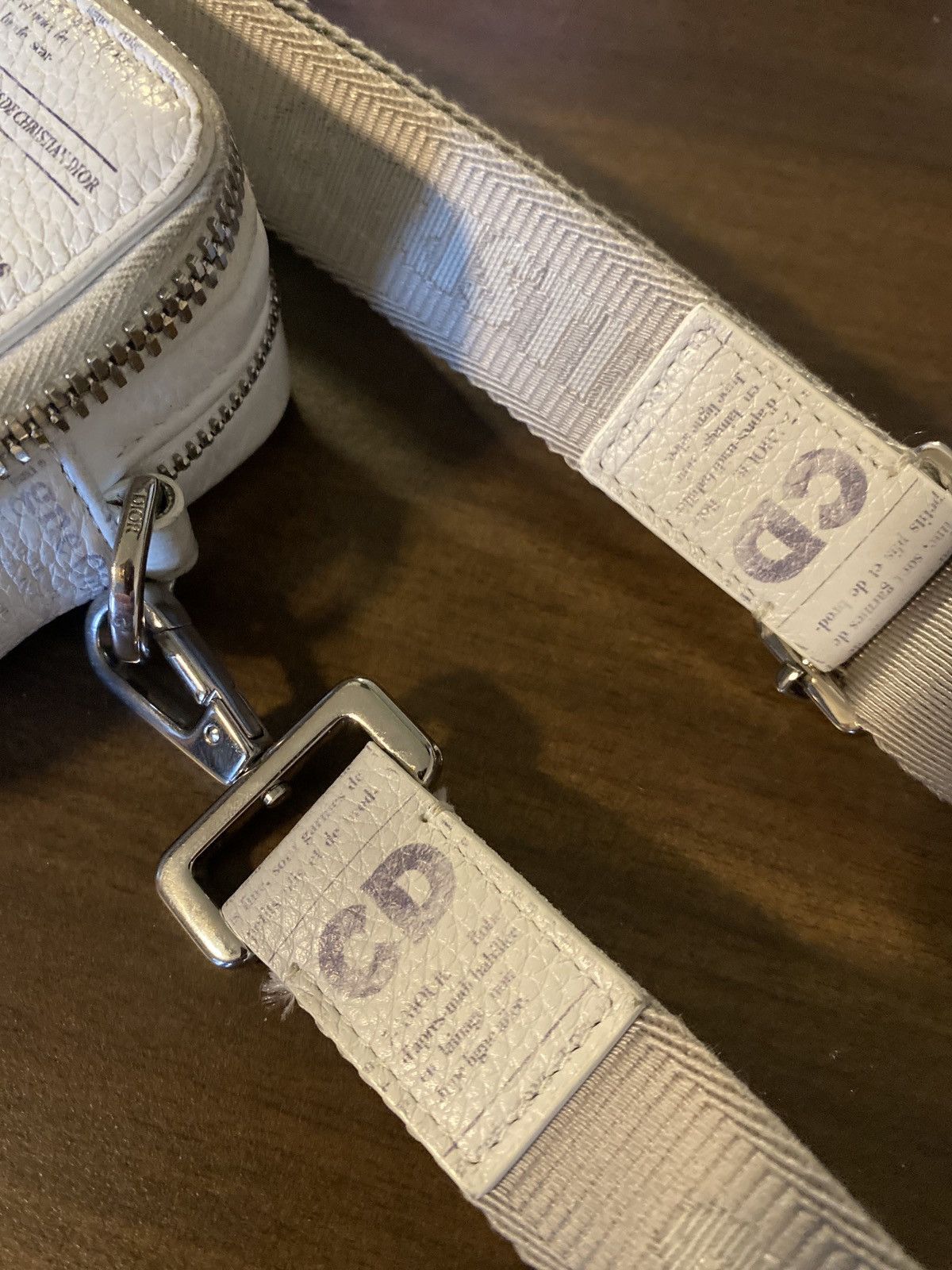 Daniel Arsham × Dior Dior x Arsham Zipped Compact Crossbody Wallet Bag Size ONE SIZE - 12 Thumbnail