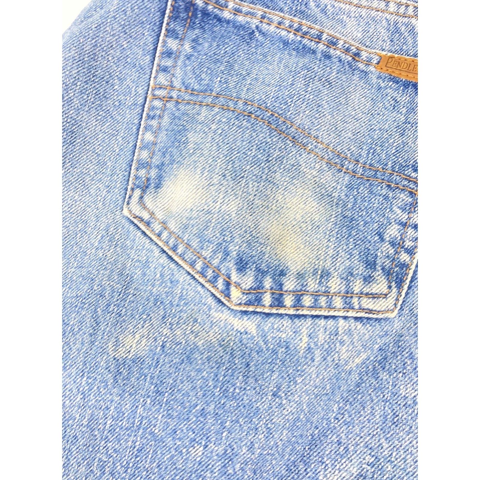 Pendleton Pendleton Jeans Men 34X32 Blue Denim Relaxed Straight Distressed Jeans Mens 34 Waist 32 Inseam Denim Blues Straight Distressed Size US 34 / EU 50 - 4 Thumbnail