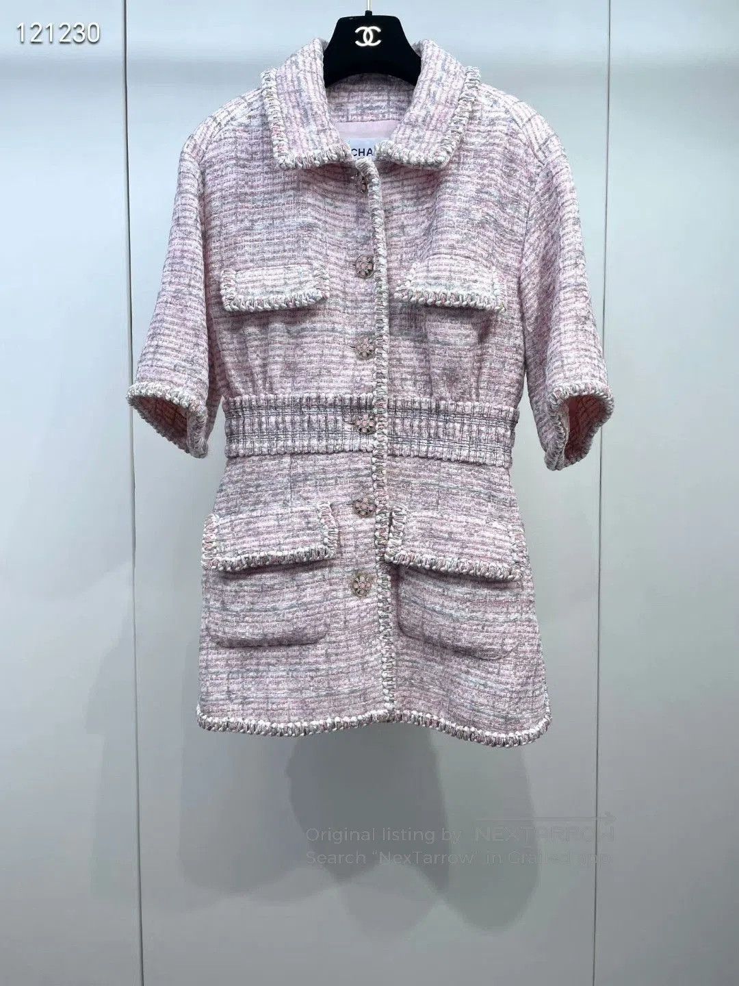 Chanel Chanel Beach Series Pink Dress. Size XXS / US 00 / IT 34 - 1 Thumbnail
