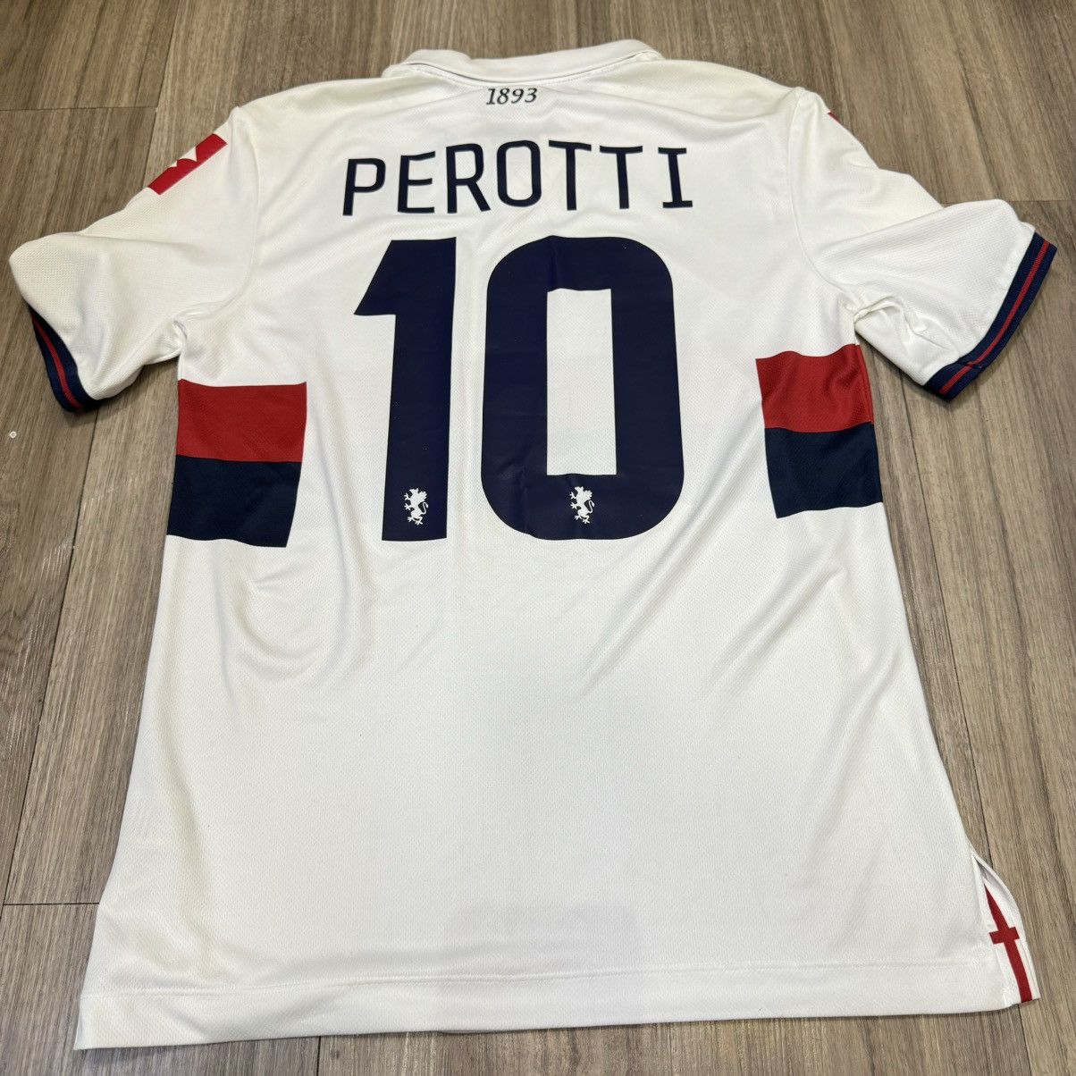 Lotto Sport Genoa 14/15 away shirt #10 Perotti (bnwt) Size US M / EU 48-50 / 2 - 2 Thumbnail