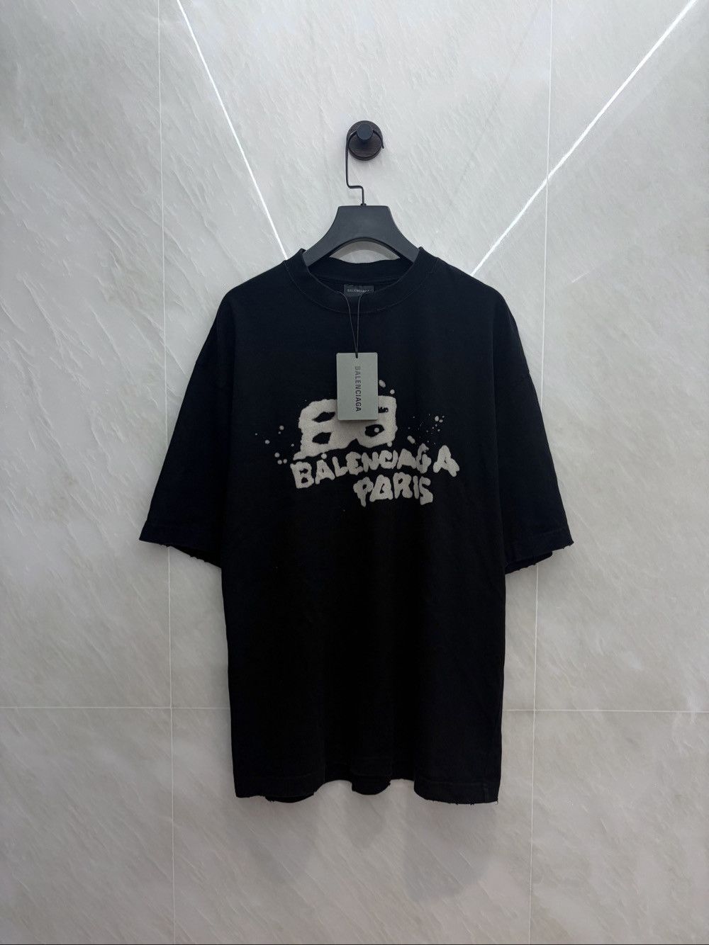 Balenciaga Balenciaga BB Logo Print T-Shirt Size XS Size US XS / EU 42 / 0 - 1 Thumbnail