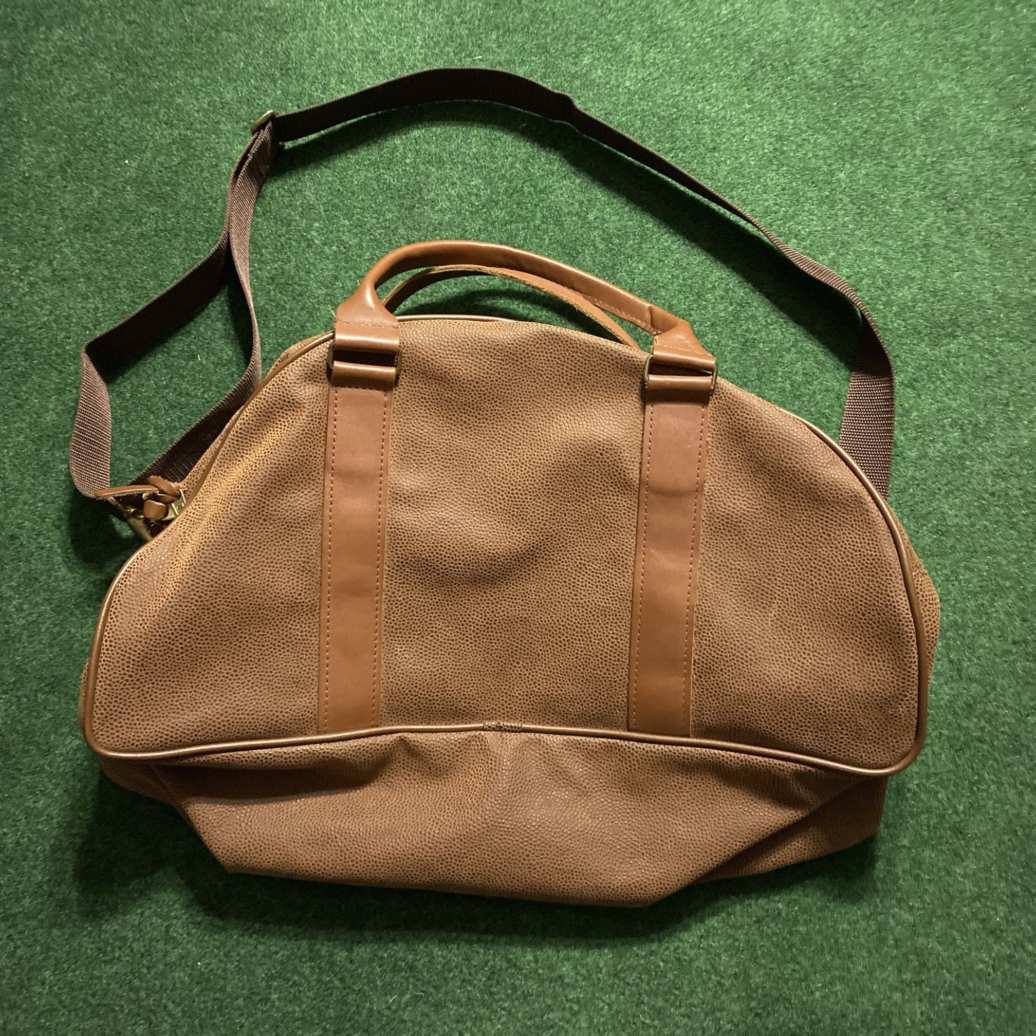 Other Cross Canvas Company Applebee’s Football Leather Duffle Bag Size ONE SIZE - 3 Thumbnail