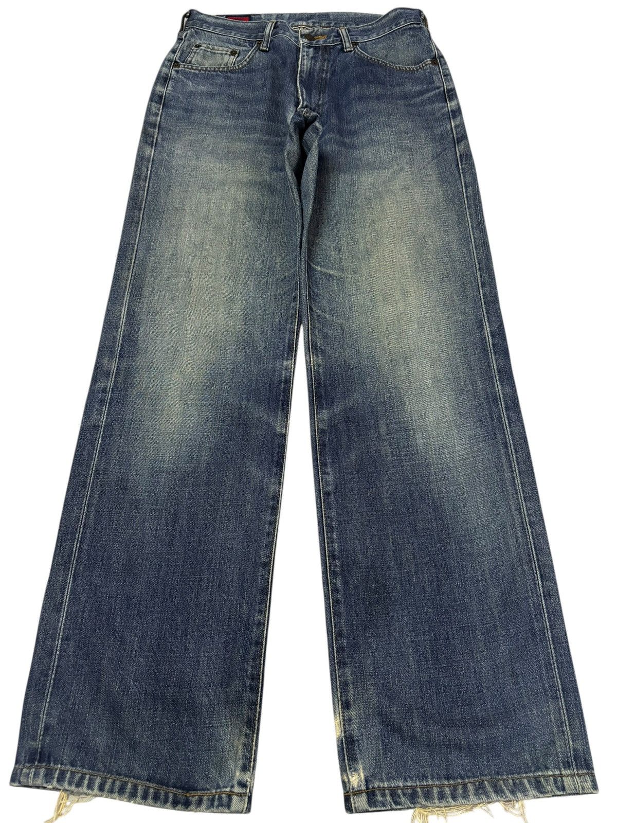 Edwin Vtg Edwin Japan 503 Distressed Jeans Size US 28 / EU 44 - 1 Thumbnail