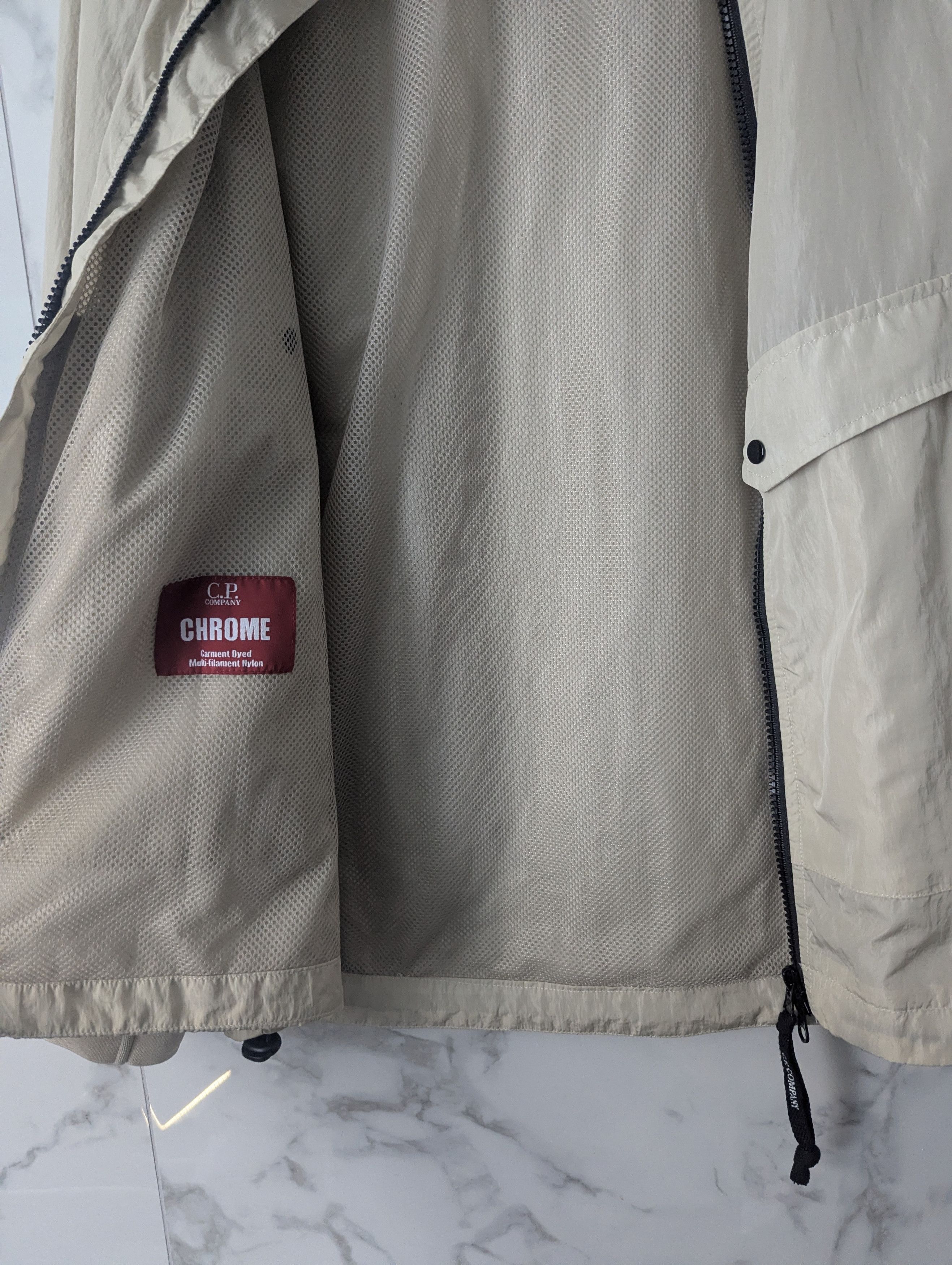 C.P. Company C.P. Company Chrome Hooded Nylon Jacket Beige S — Authentic Size US S / EU 44-46 / 1 - 18 Thumbnail