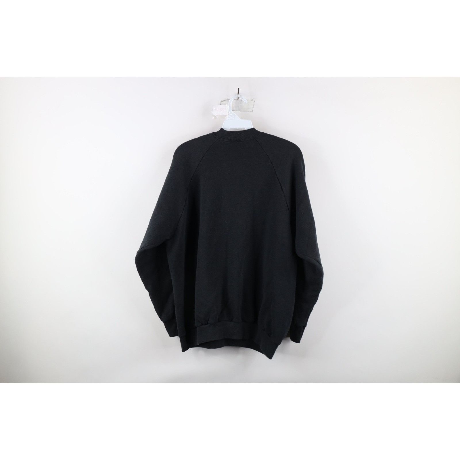Vintage Vintage 90s Streetwear Faded Blank Crewneck Sweatshirt Size US L / EU 52-54 / 3 - 6 Thumbnail