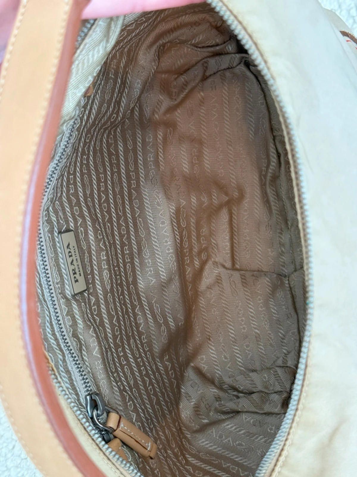 Prada Prada Stencil Logo Hobo Shoulder Bag Size ONE SIZE - 11 Thumbnail