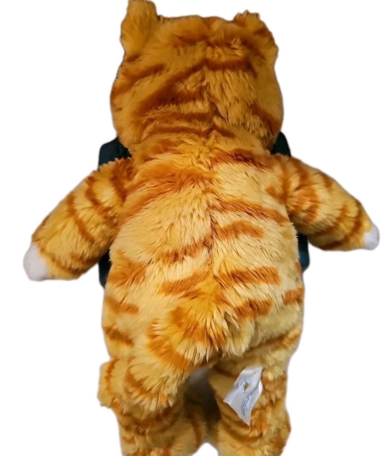 Other Build A Bear Vtg 90s Orange Tabby Striped Kitty Cat Plush Size ONE SIZE - 6 Thumbnail