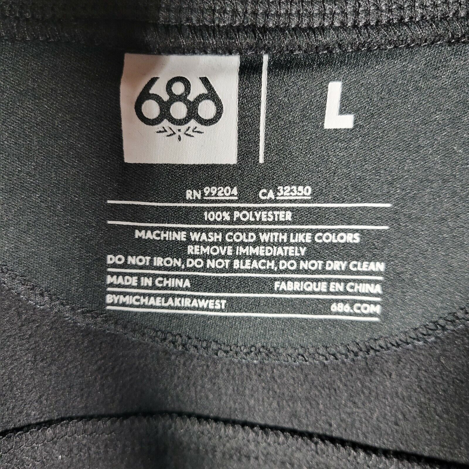 686 NEW 686 Women Stardust Bonded Fleece Full Zip Jacket Black L Size L / US 10 / IT 46 - 6 Thumbnail