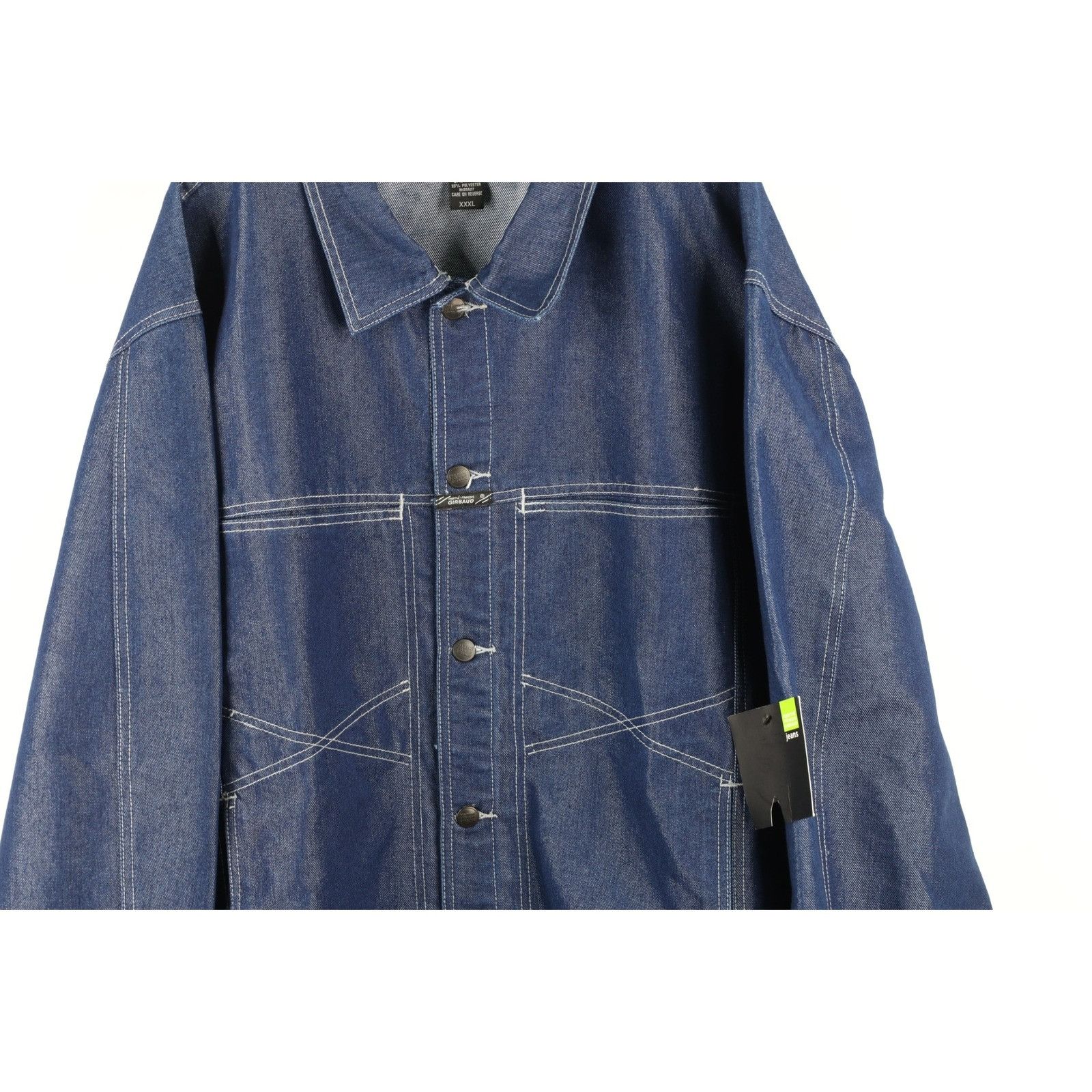 Marithe + Francois Girbaud × Vintage NOS Vintage 90s Marithe Francois Girbaud Denim Jacket 3XL Size US XXL / EU 58 / 5 - 3 Thumbnail