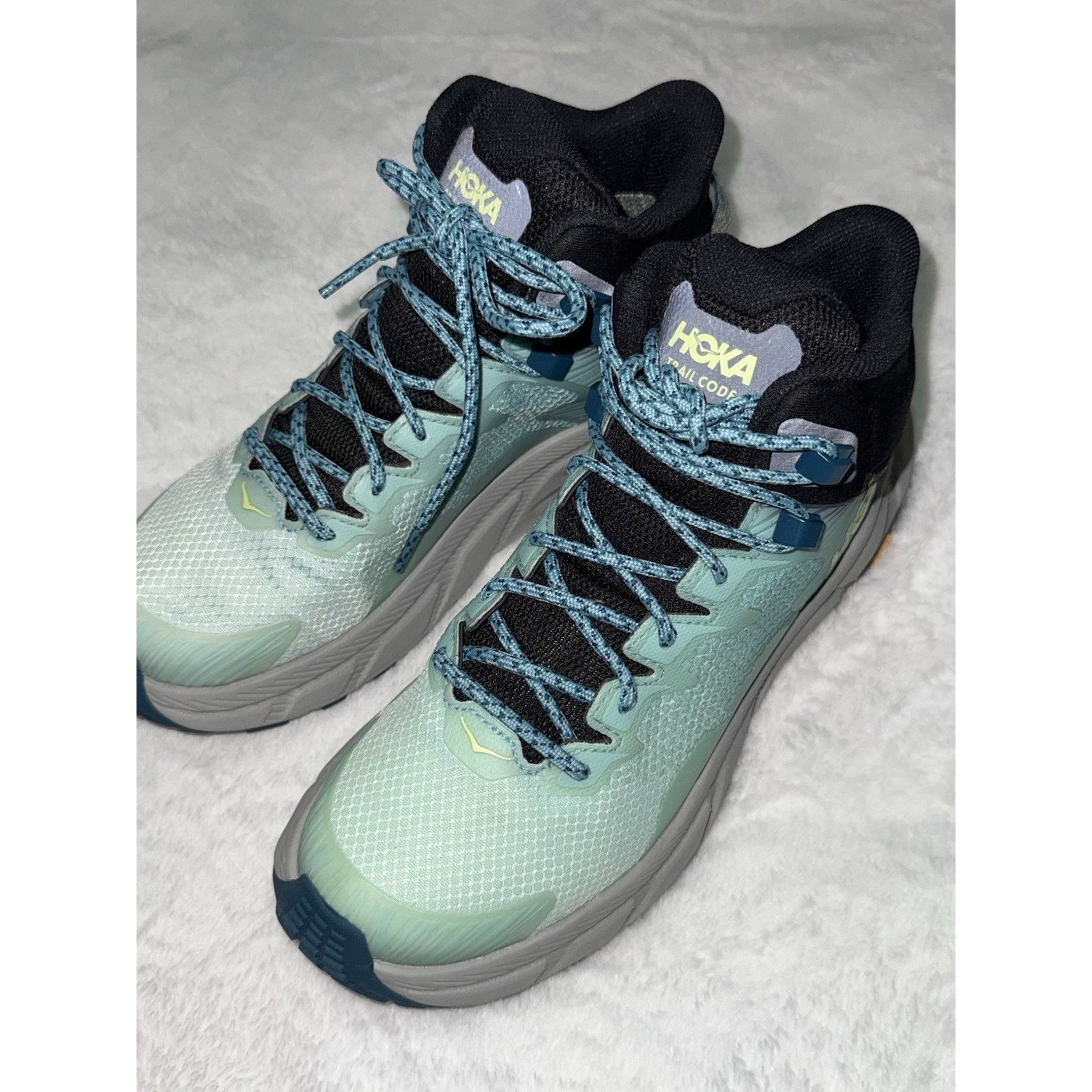 Hoka HOKA One Gore-Tex Hiking Boots Trail Code GTX Teal Women 6B Size US 6 / IT 36 - 3 Thumbnail
