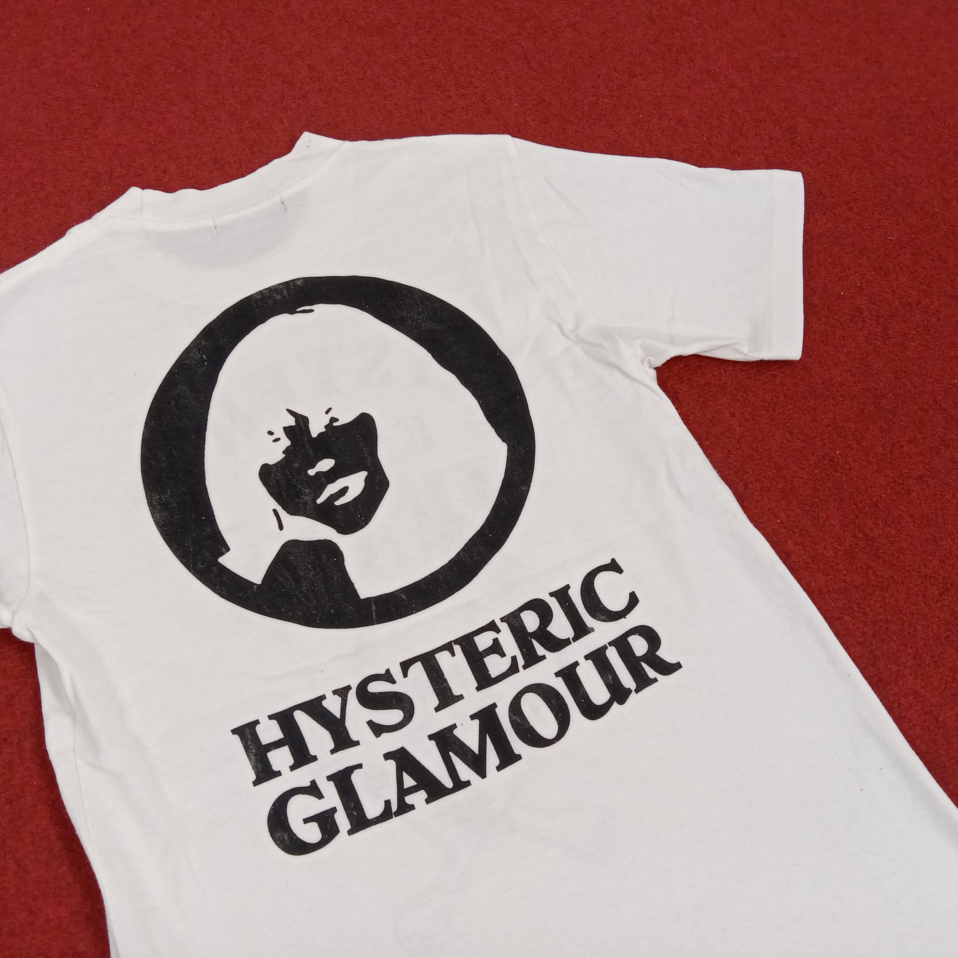 Hysteric Glamour × Japanese Brand × Vintage Hysteric Glamour Kinky Jeans Skull Design Custom Tshirt Size US S / EU 44-46 / 1 - 2 Thumbnail