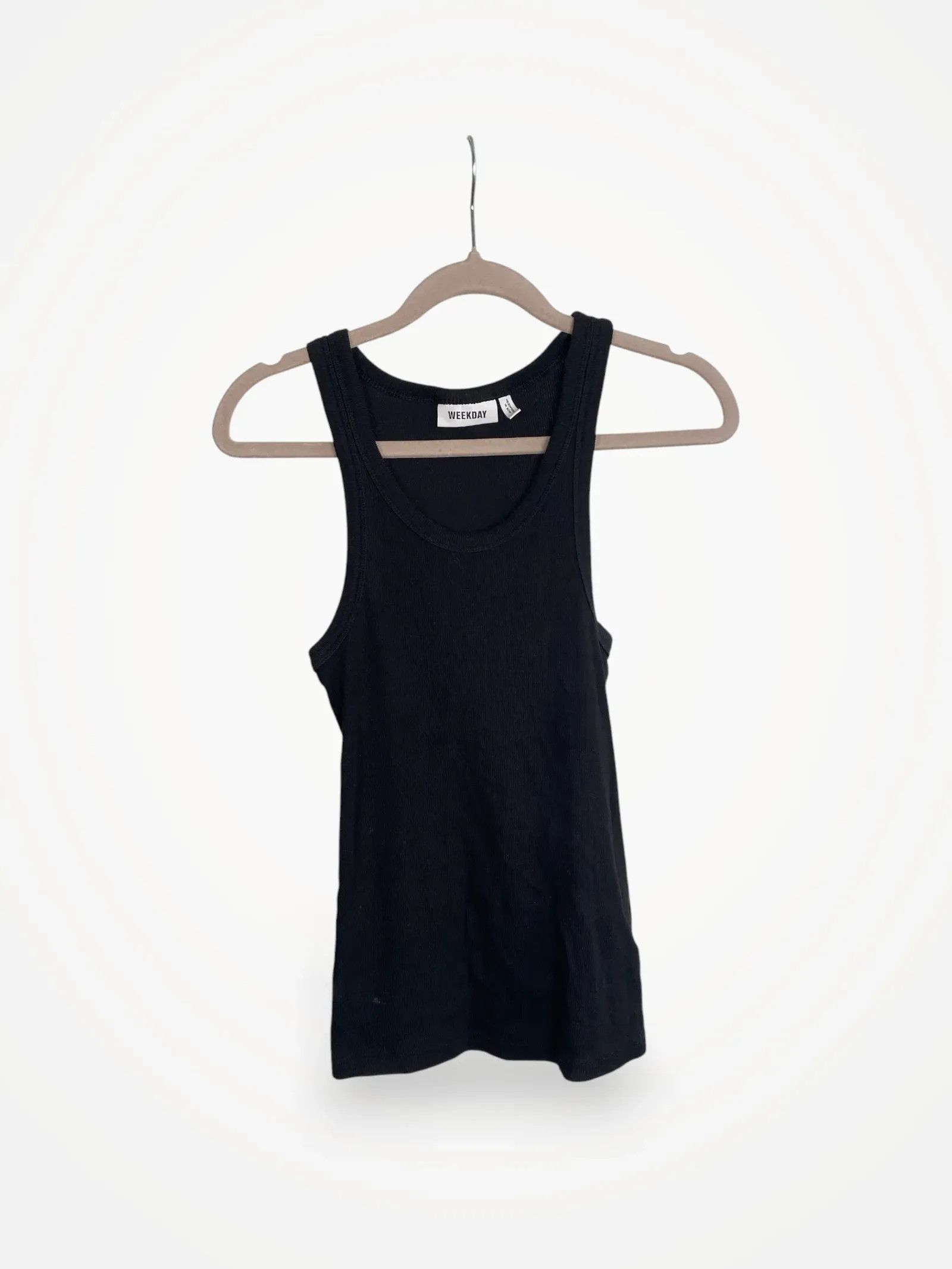 Weekday Weekday Close fitted rib tank top Top Size S / US 4 / IT 40 - 1 Thumbnail