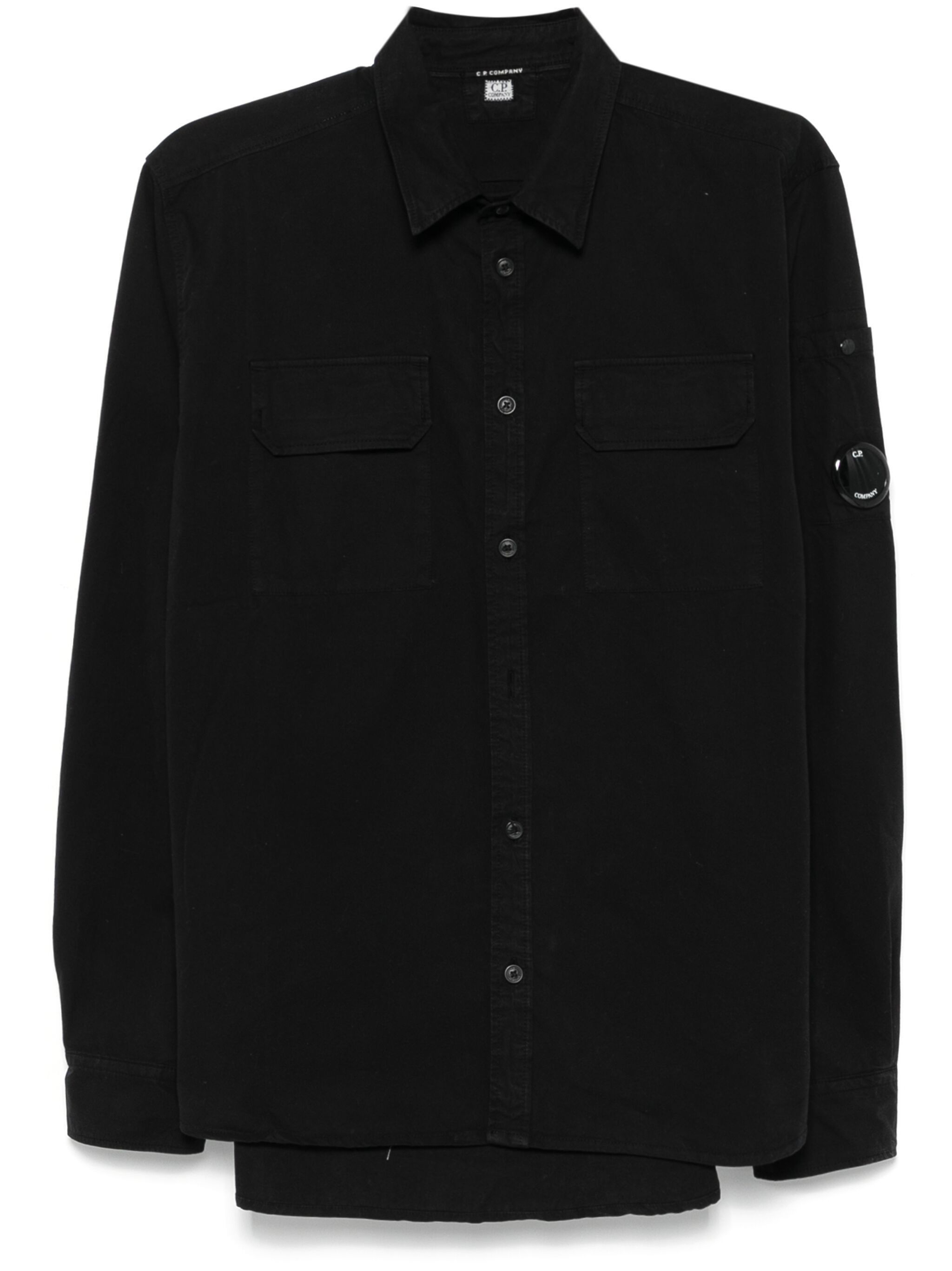 C.P. Company o1y1224 Linen Shirt in Black Size US L / EU 52-54 / 3 - 1 Thumbnail