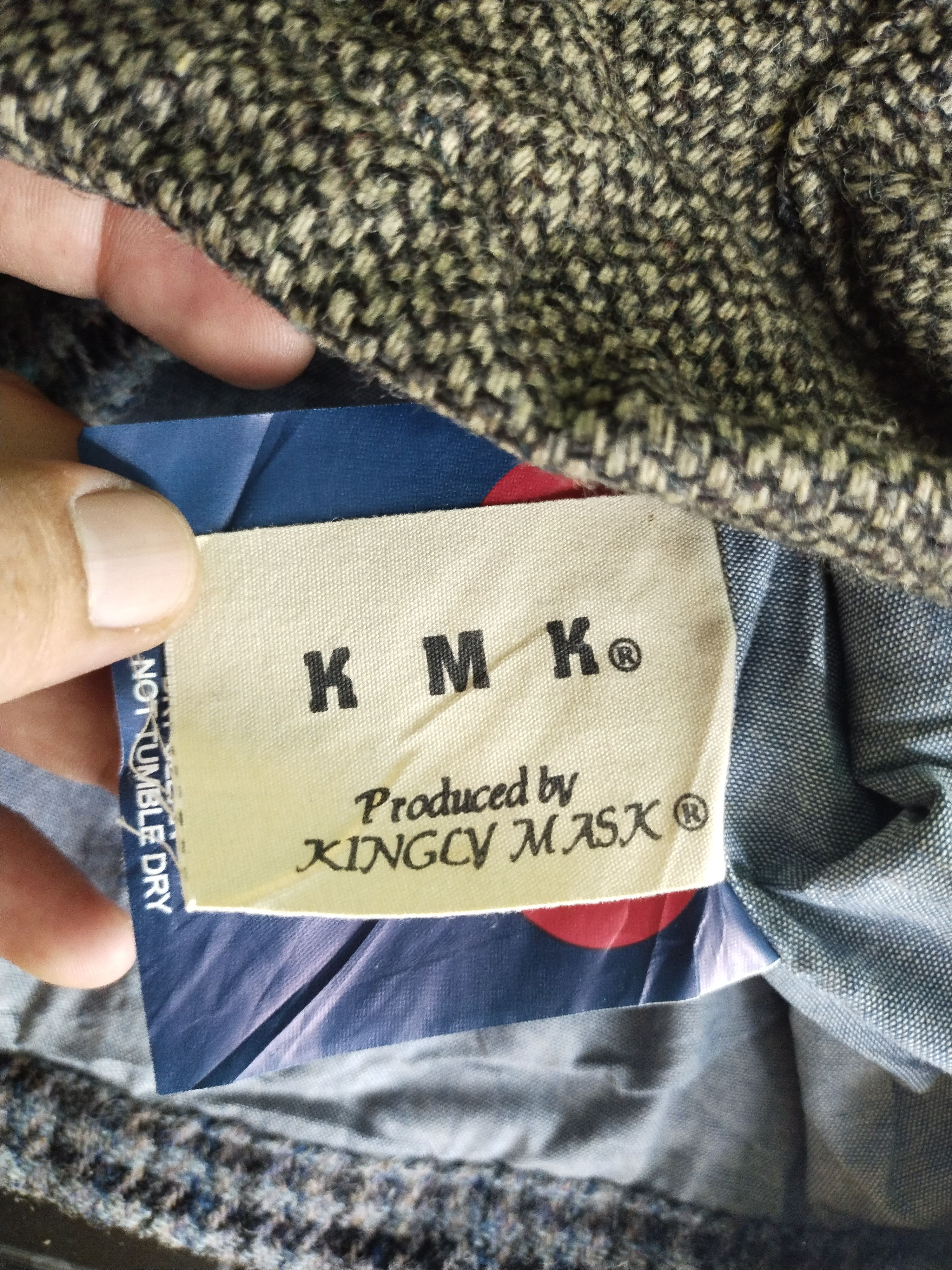 Harris Tweed × Vintage Harris Tweed KMK Pure New Wool Hoodie Jacket Size US M / EU 48-50 / 2 - 7 Thumbnail