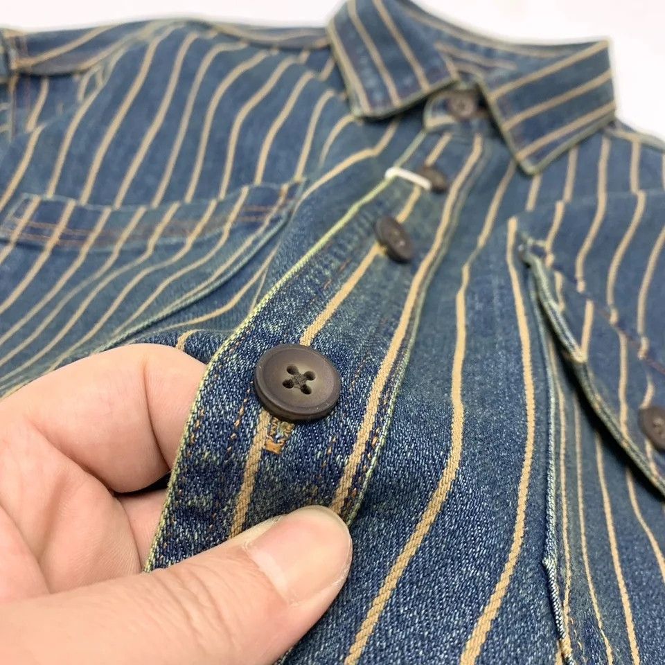 Washed Denim Retro Spring Long Sleeve