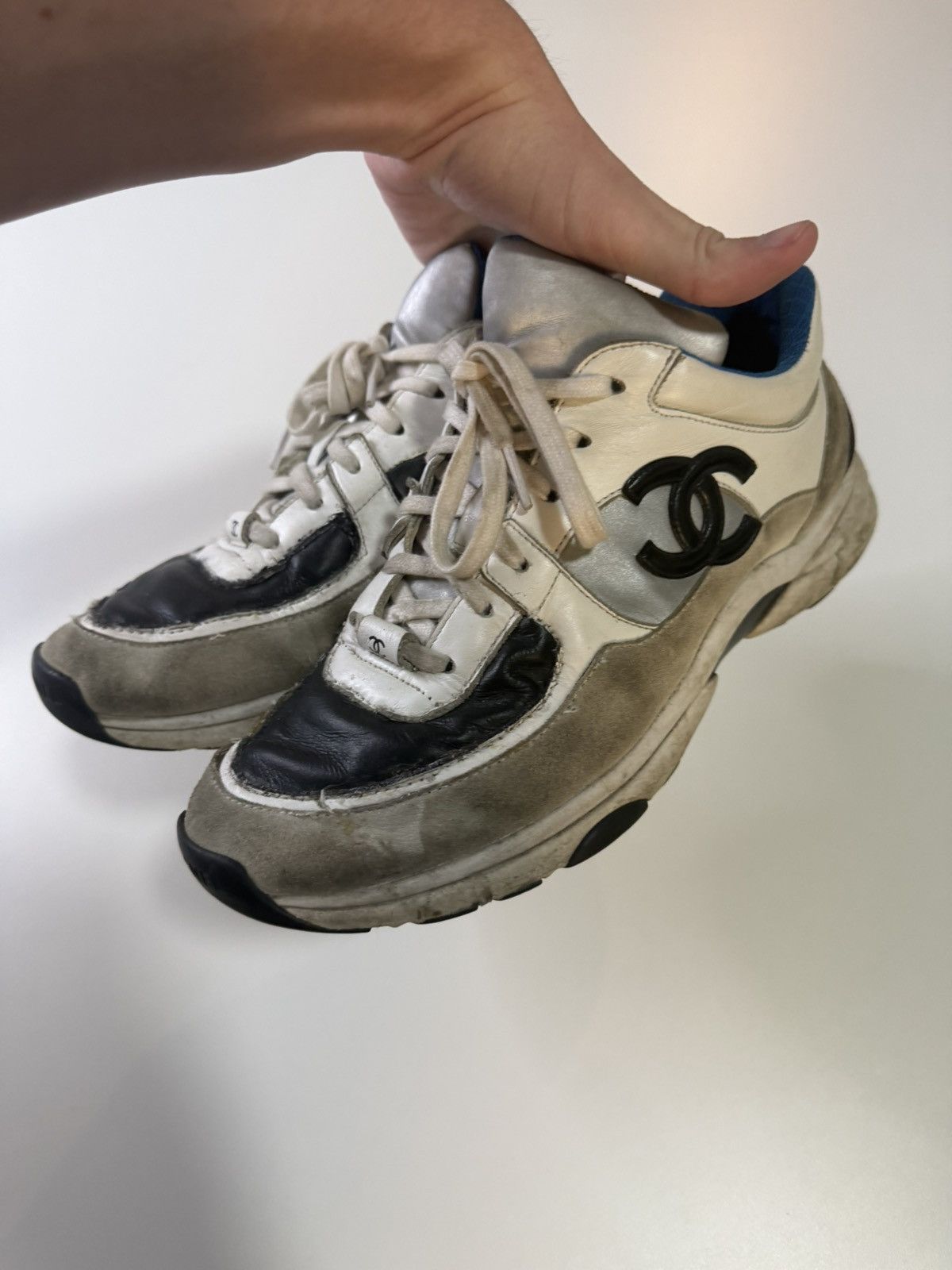 Chanel Chanel Low Top Runner Trainer Sneakers Size US 8.5 / EU 41-42 - 4 Thumbnail