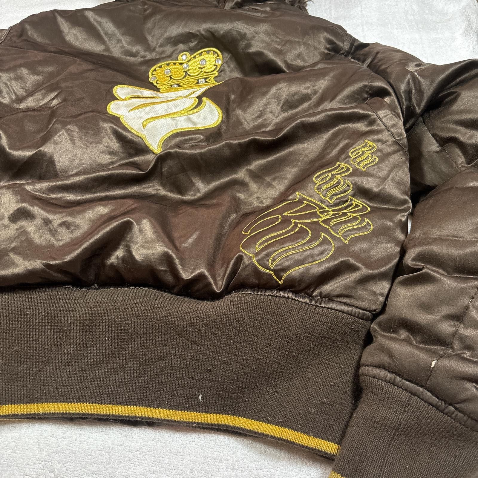 Rocawear y2k brown roca wear fur puffer jacket Size L / US 10 / IT 46 - 2 Thumbnail