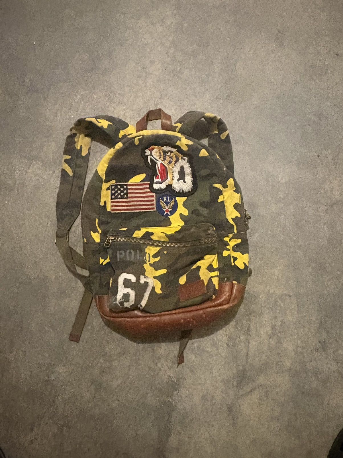 Polo Ralph Lauren Vintage Ralph Lauren Polo Patchwork Backpack Size ONE SIZE - 1 Thumbnail