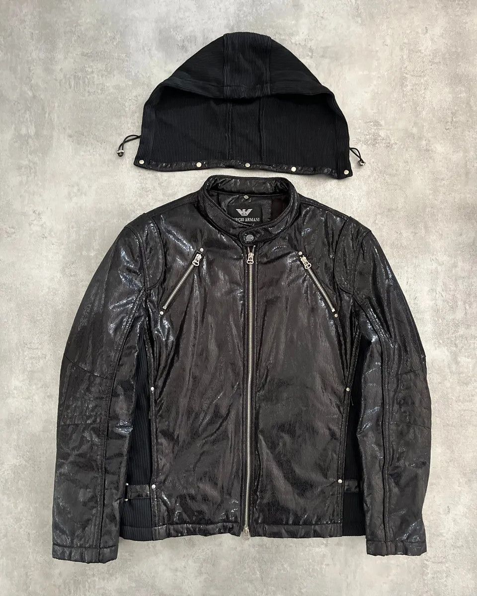 Giorgio Armani AW2003 Giorgio Armani Smooth Fighter Jacket Size US M / EU 48-50 / 2 - 1 Thumbnail