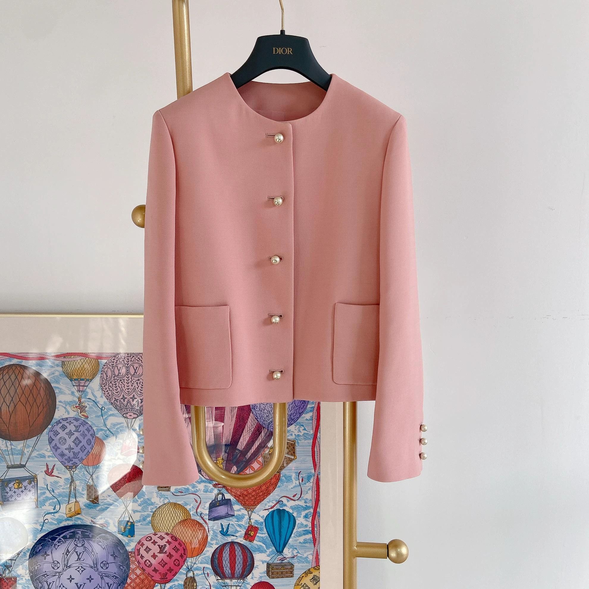 Dior Christian Dior pink blazer F38 Size S / US 4 / IT 40 - 1 Thumbnail