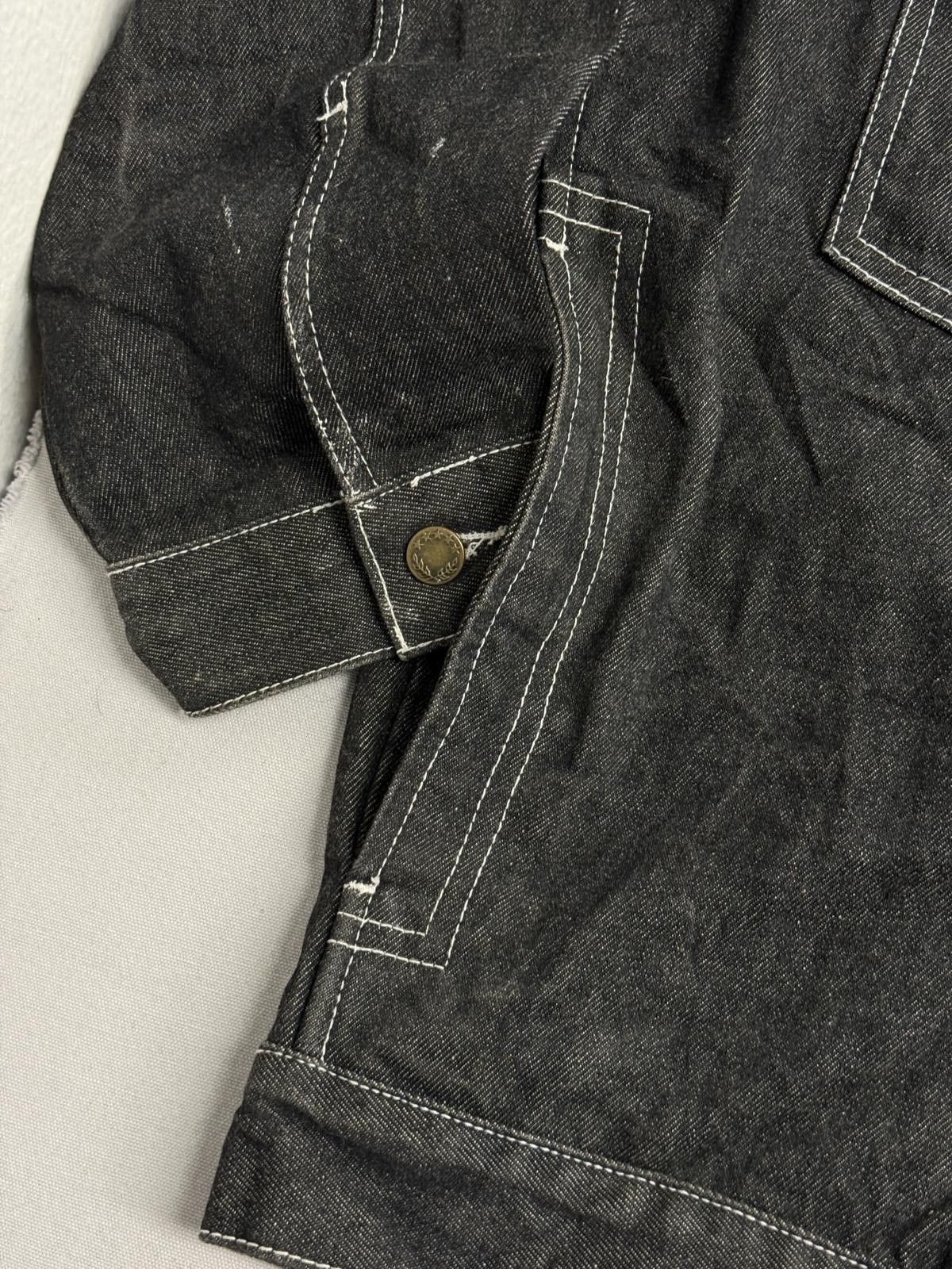Other Mens Black Denim Jacket Heavy - Sean John Hammer Loop Coat Size US XXL / EU 58 / 5 - 4 Thumbnail