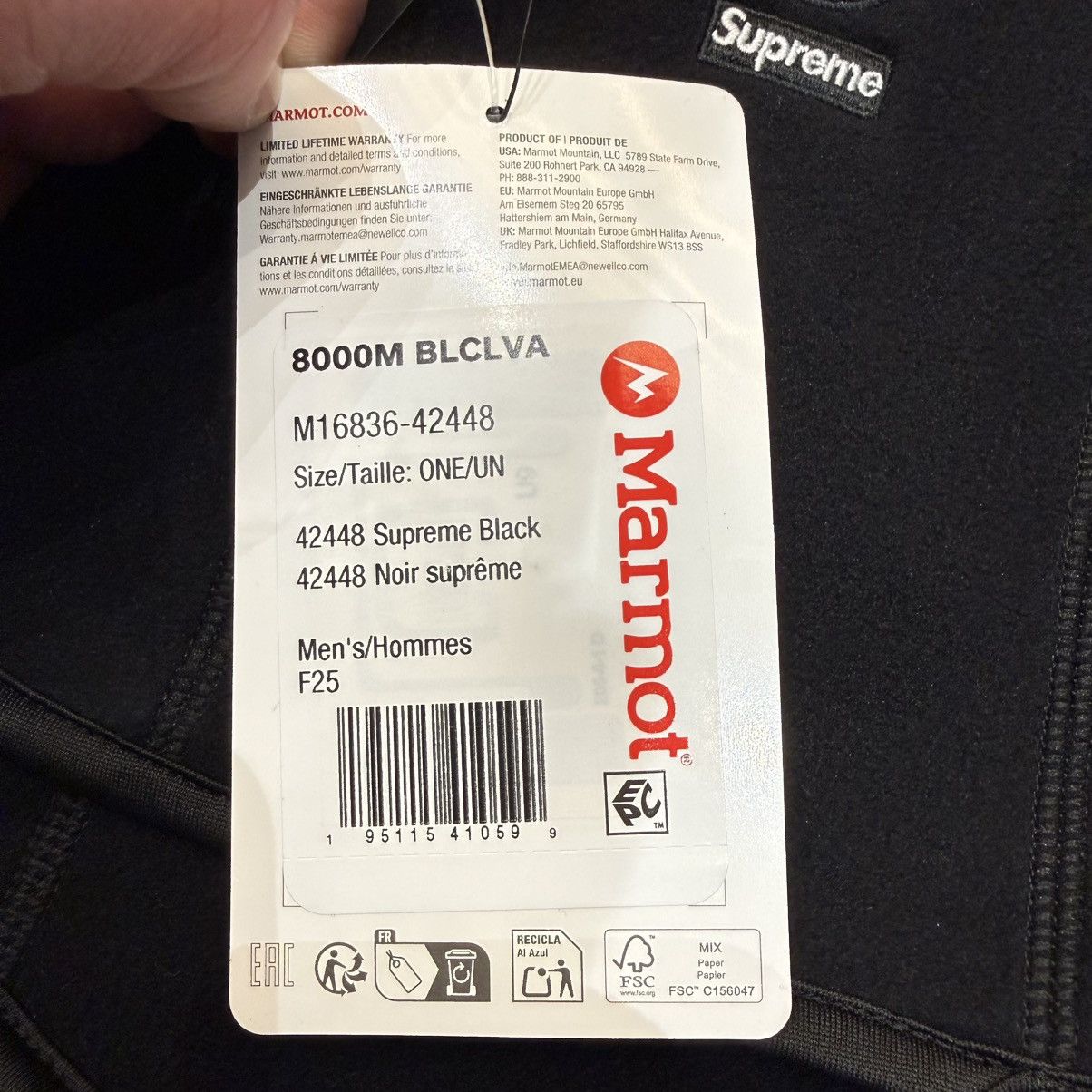 Supreme Supreme Marmot Fleece Reflective Hood Balaclava Facemask Size ONE SIZE - 6 Thumbnail