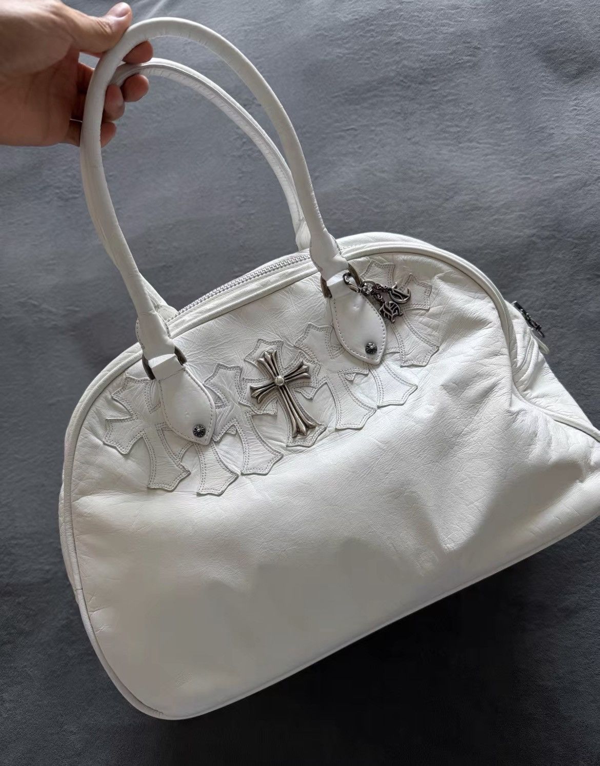 Chrome Hearts Chrome Hearts White Bowling Bag Size ONE SIZE - 1 Thumbnail