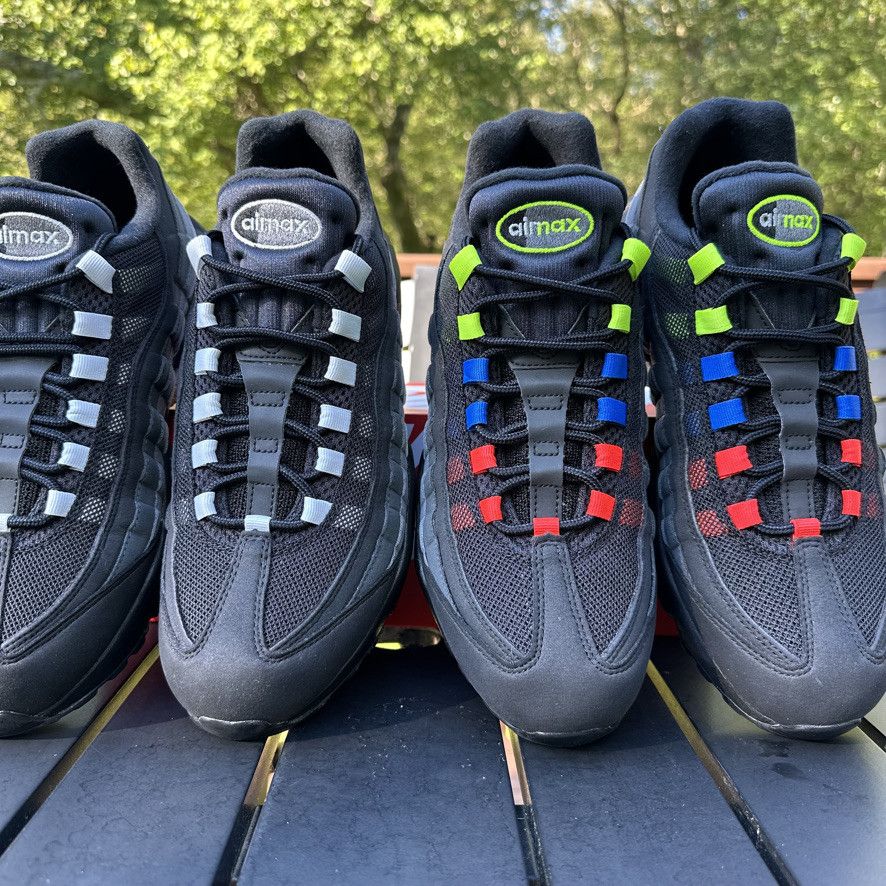 Nike Nike Air Max 95 Custom Reverse Greedy - Neon Size 10 Size US 10 / EU 43 - 7 Thumbnail